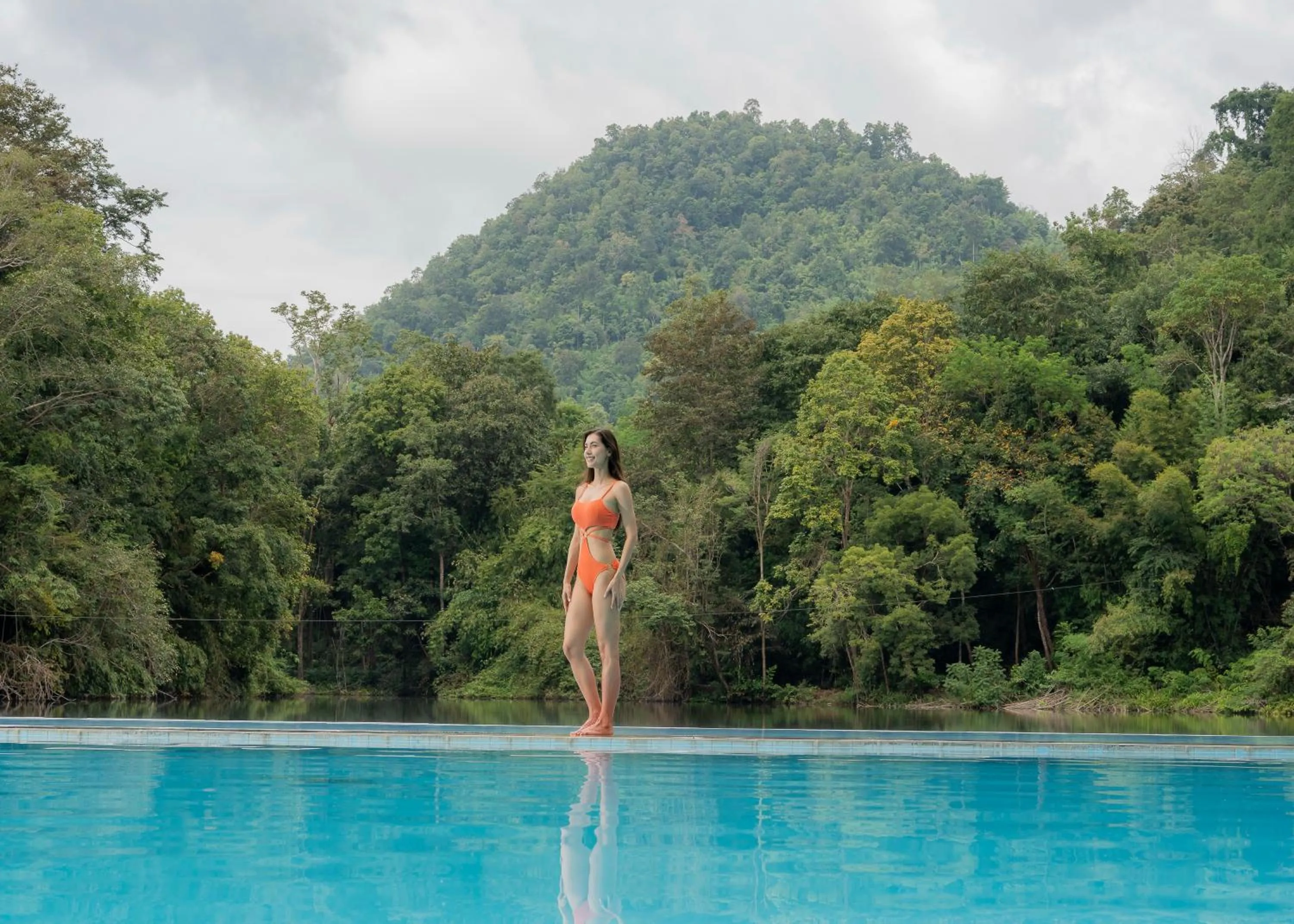Natural landscape in Home Phutoey River Kwai Hotspring & Nature Resort