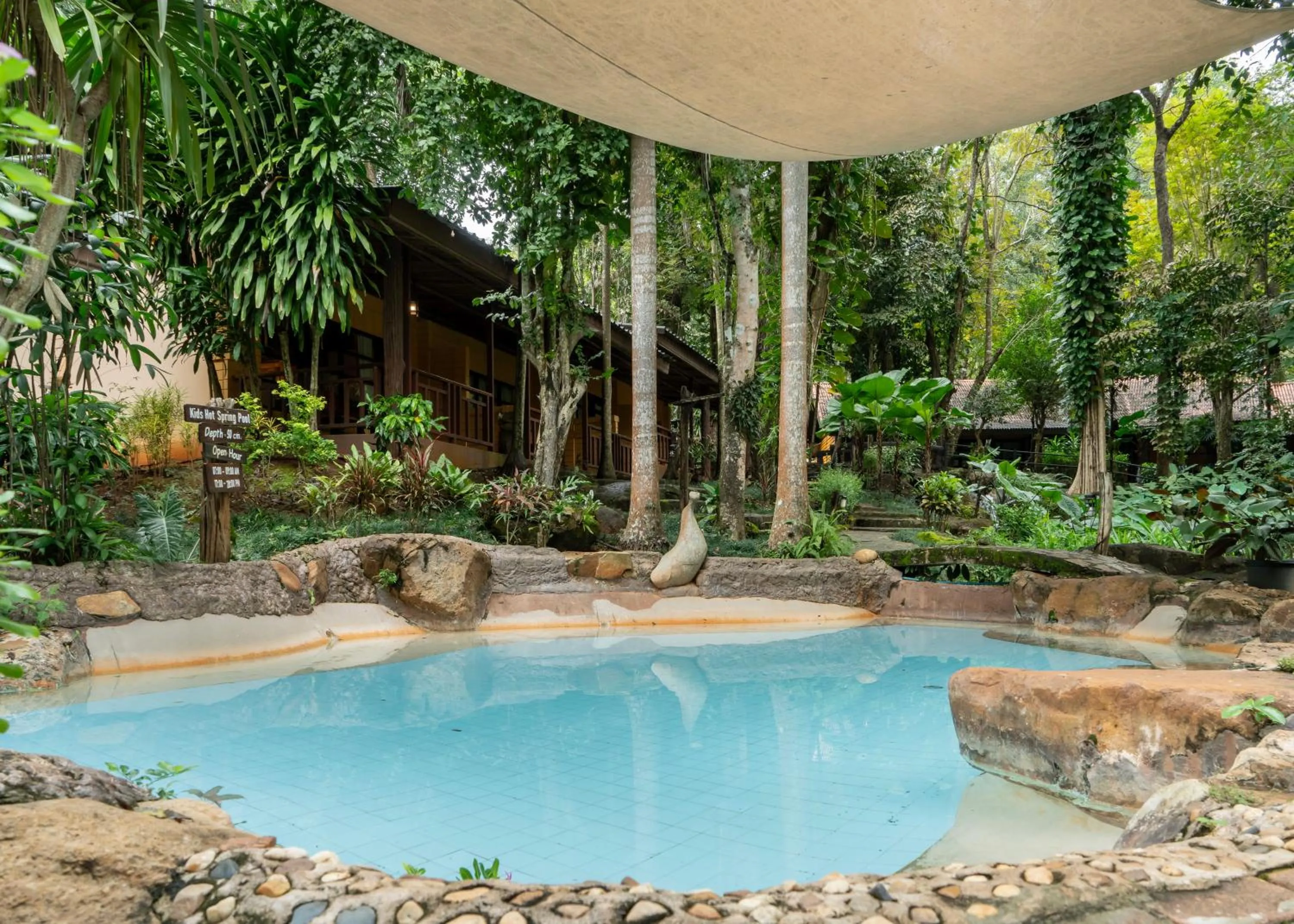 Swimming pool in Home Phutoey River Kwai Hotspring & Nature Resort
