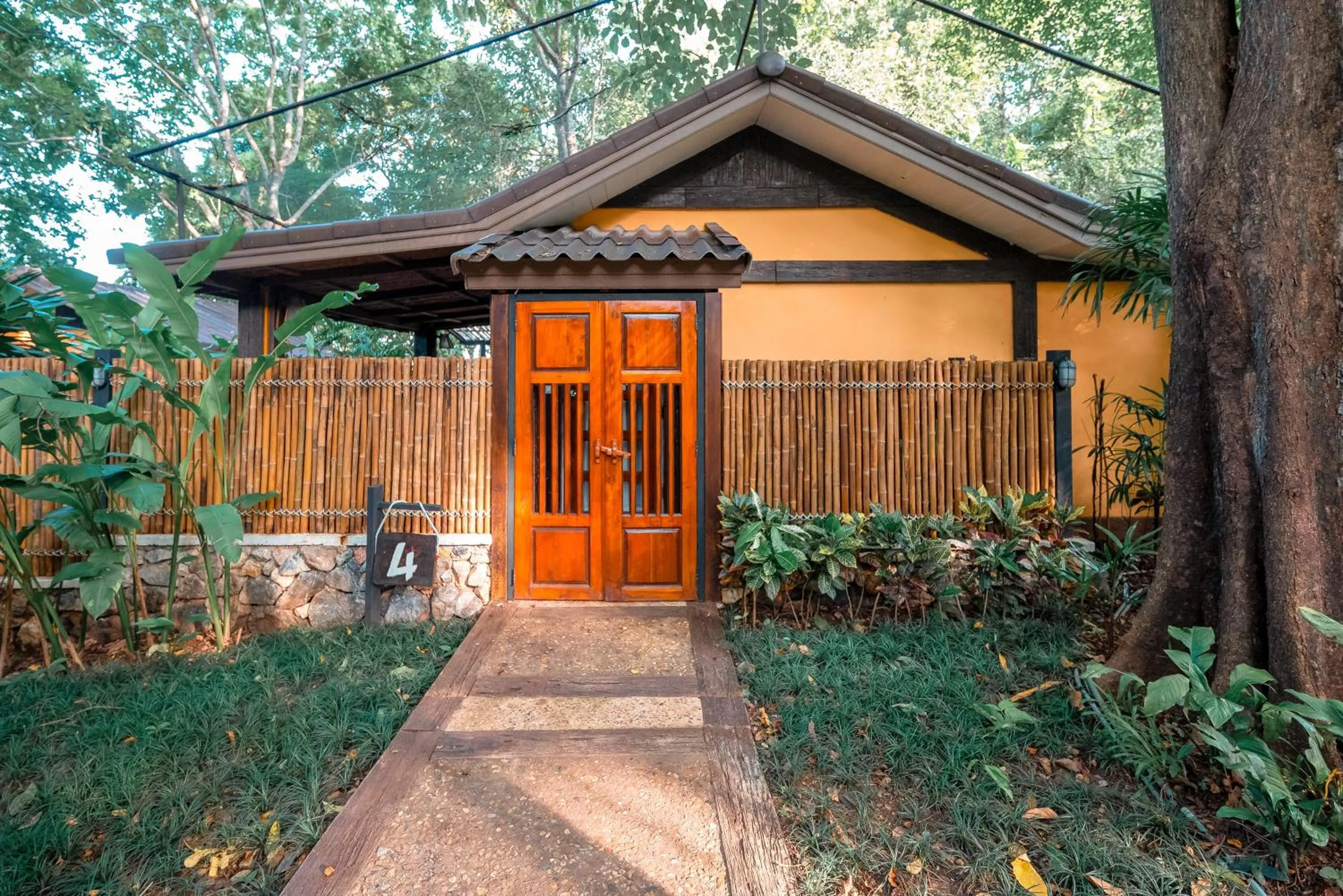 Facade/entrance in Home Phutoey River Kwai Hotspring & Nature Resort