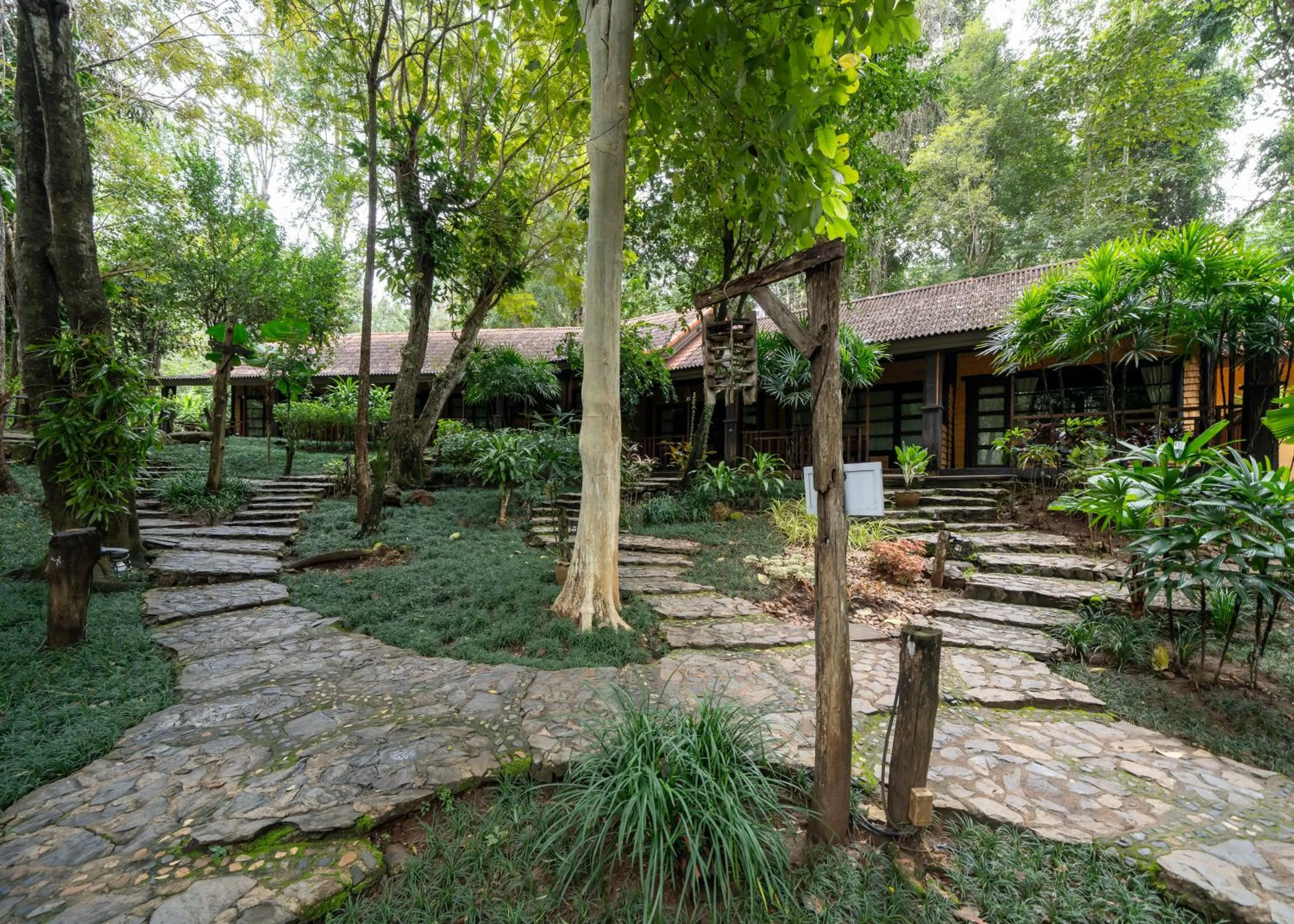 Natural landscape in Home Phutoey River Kwai Hotspring & Nature Resort