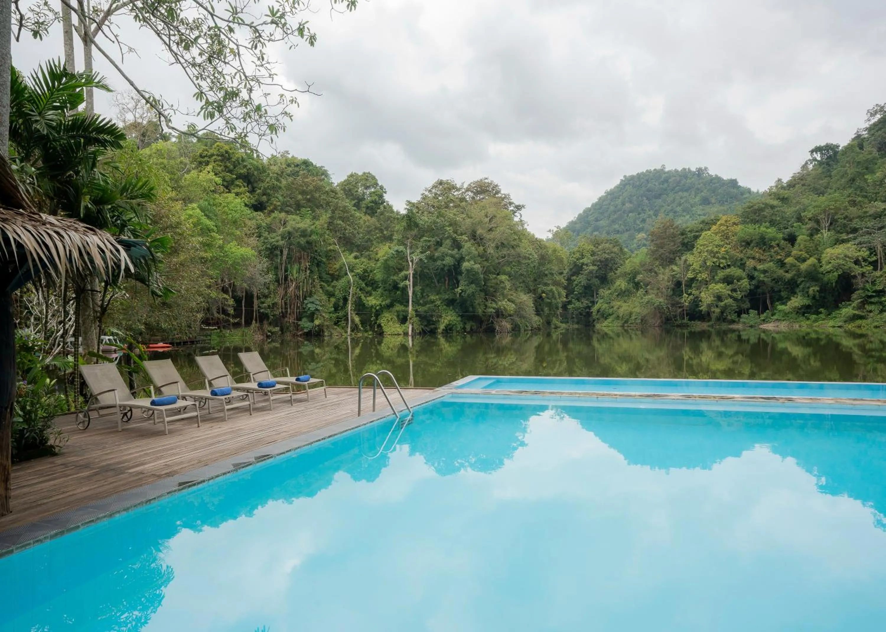 Swimming pool in Home Phutoey River Kwai Hotspring & Nature Resort