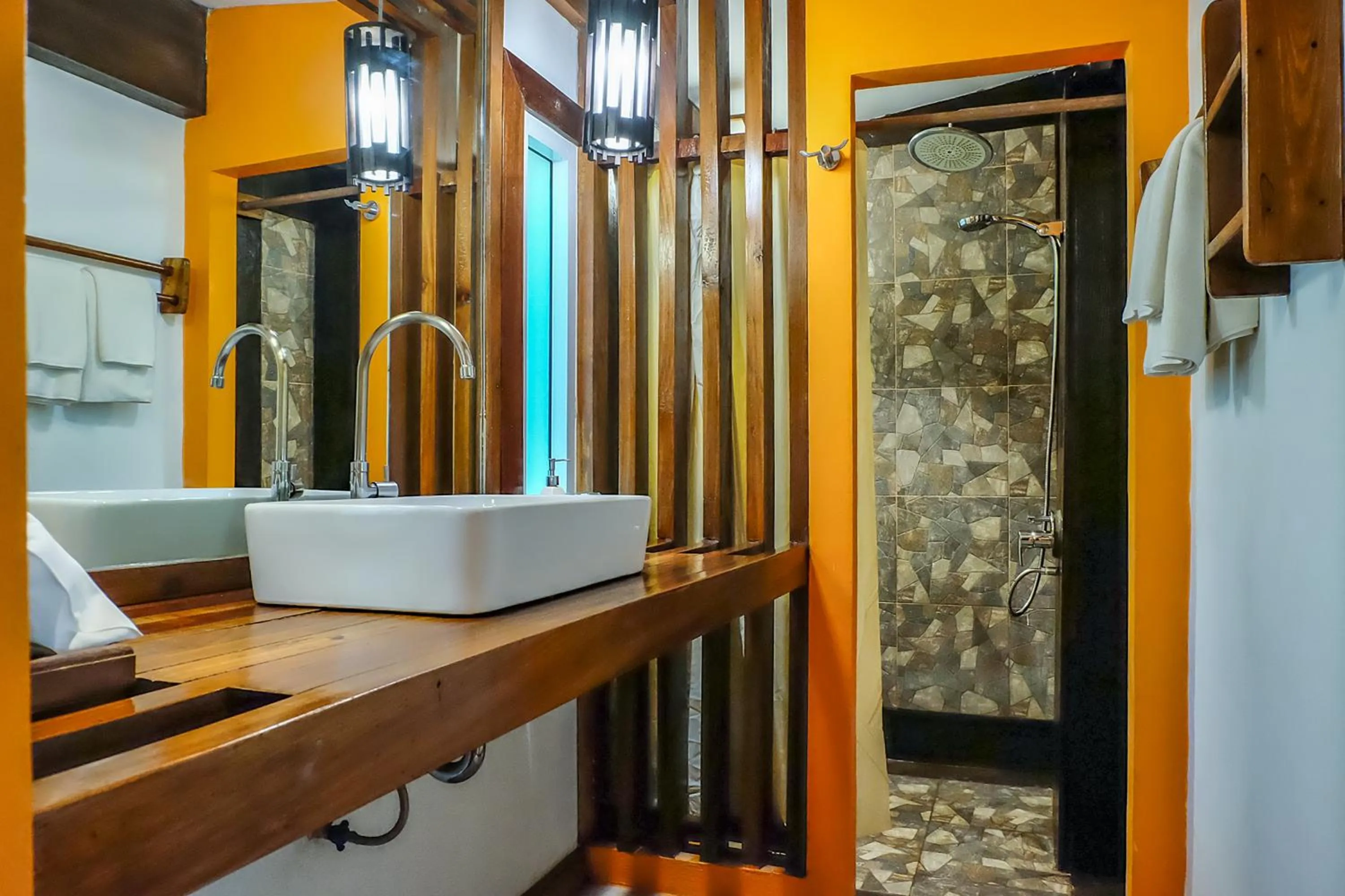 Bathroom in Home Phutoey River Kwai Hotspring & Nature Resort