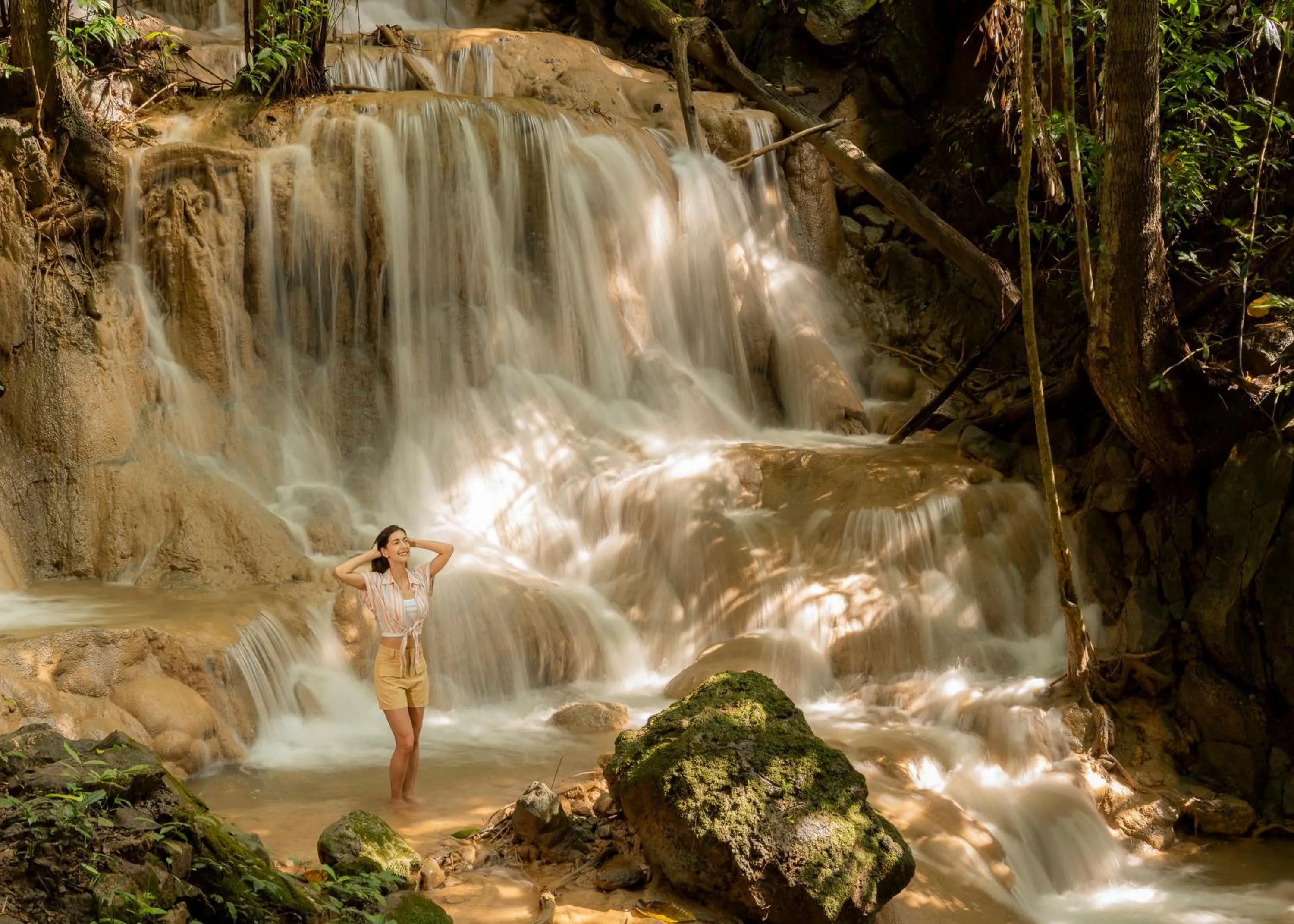 Natural landscape in Home Phutoey River Kwai Hotspring & Nature Resort