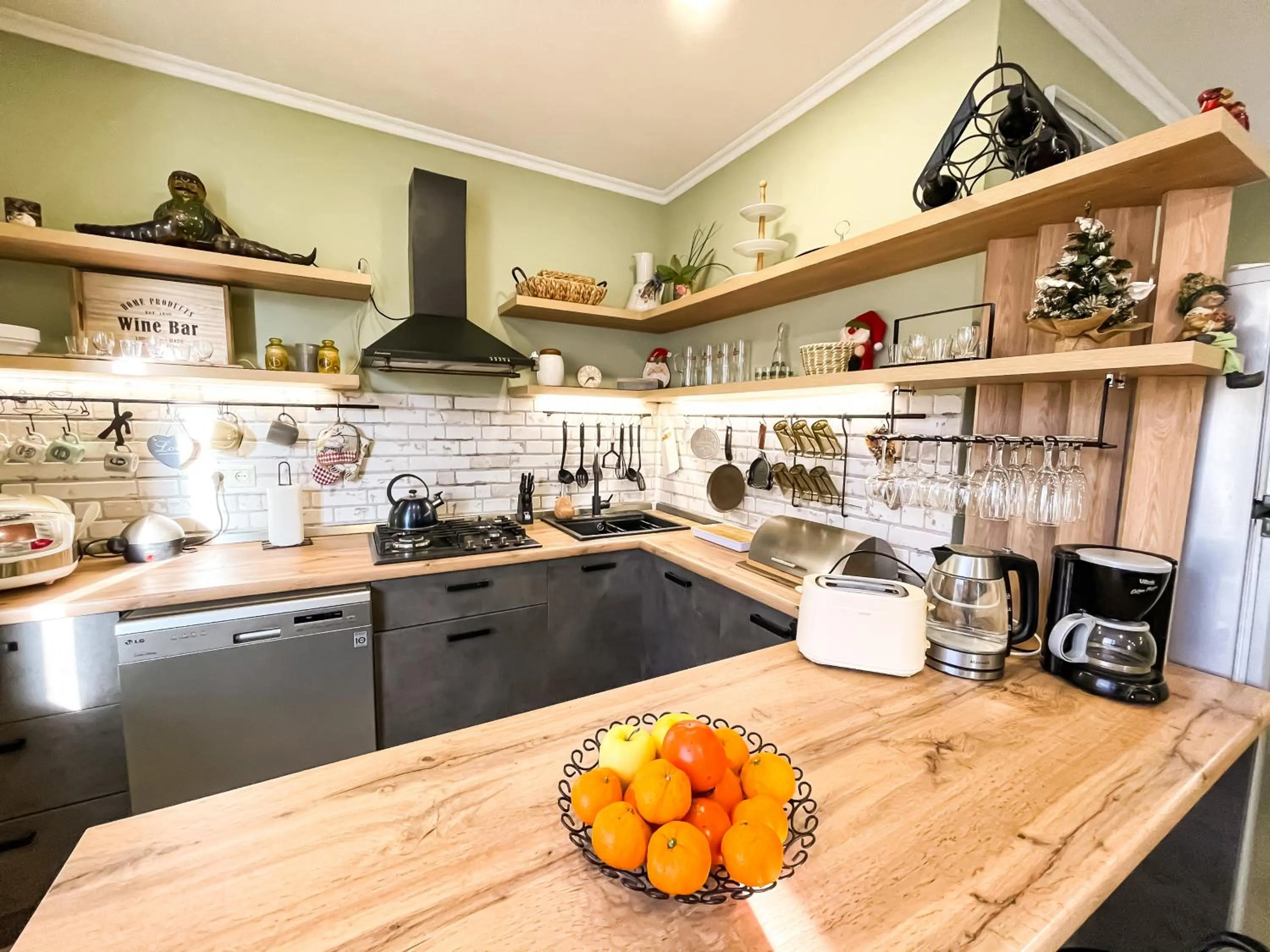 Kitchen or kitchenette in Belmonte Kazbegi