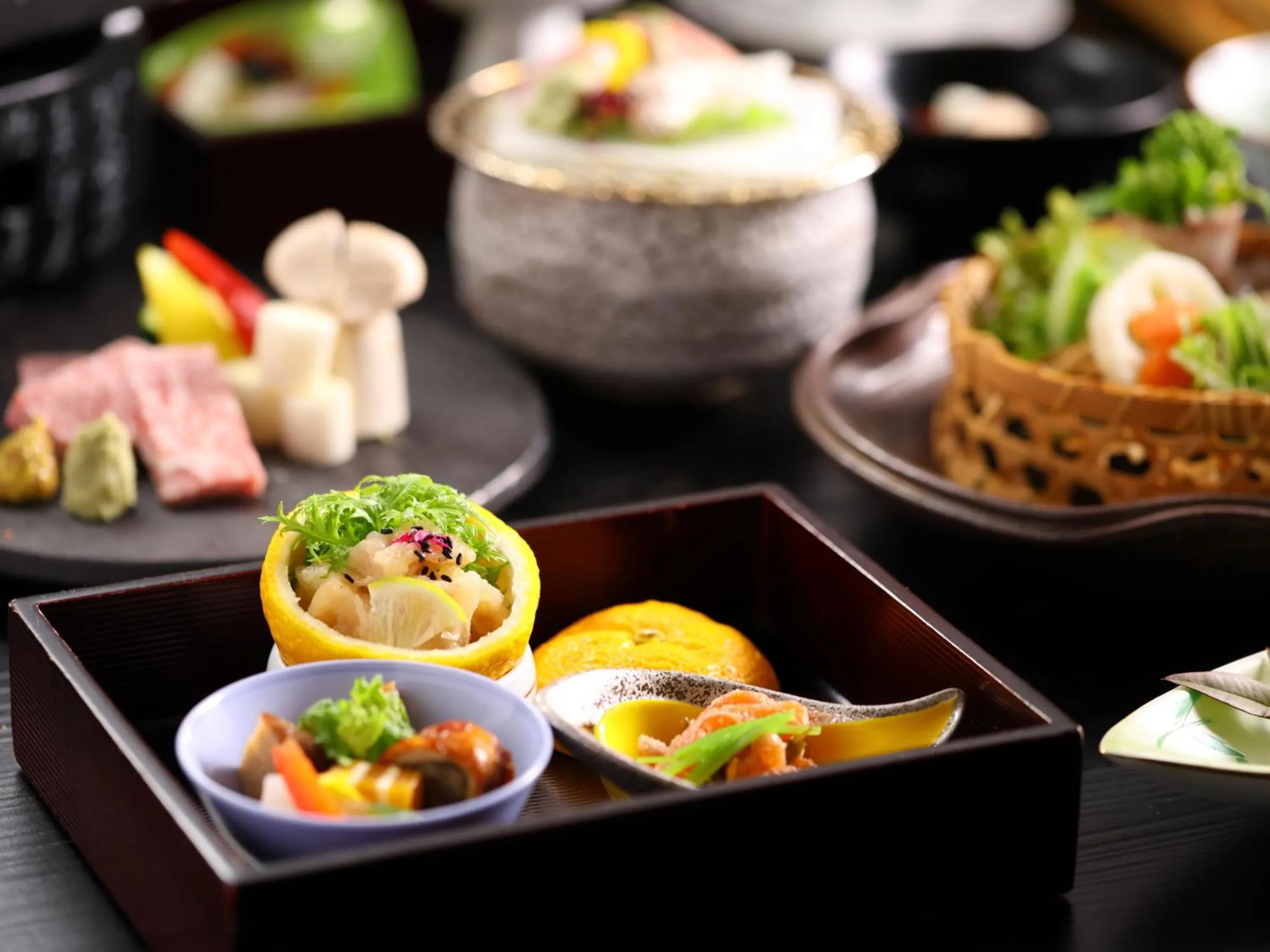 Dinner in Fukeikan 風景館