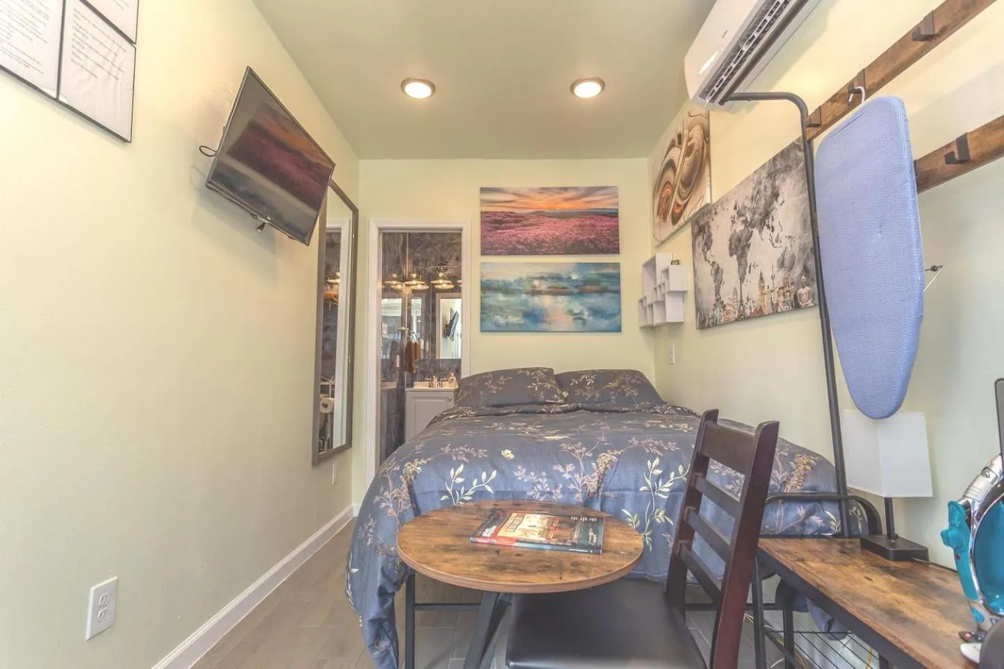 Bed in East Downtown Micro-luxe Container Living Pod #10