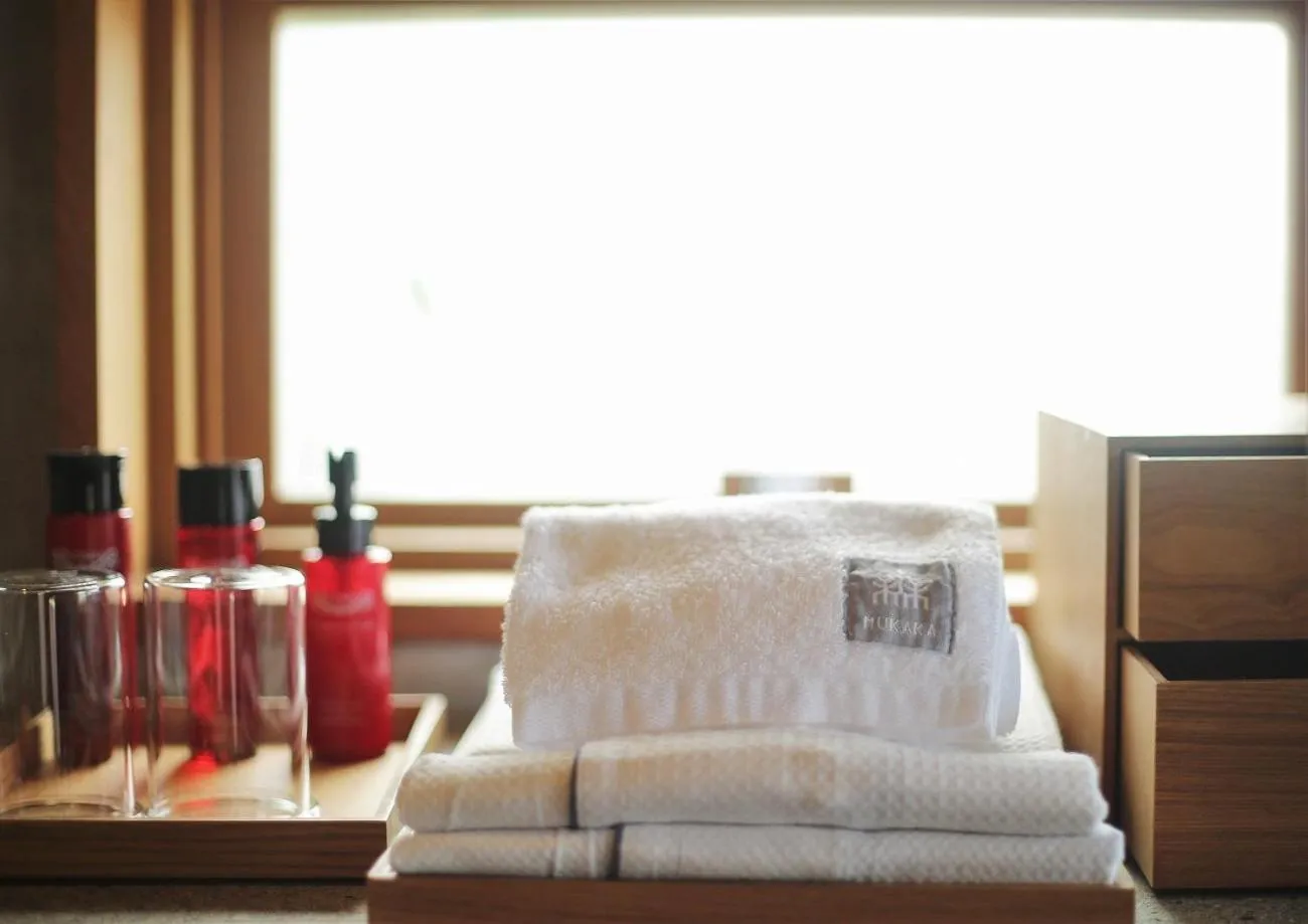 Photo of the whole room, Bed in KAWASEMINOSU (MUKAKA VILLA)