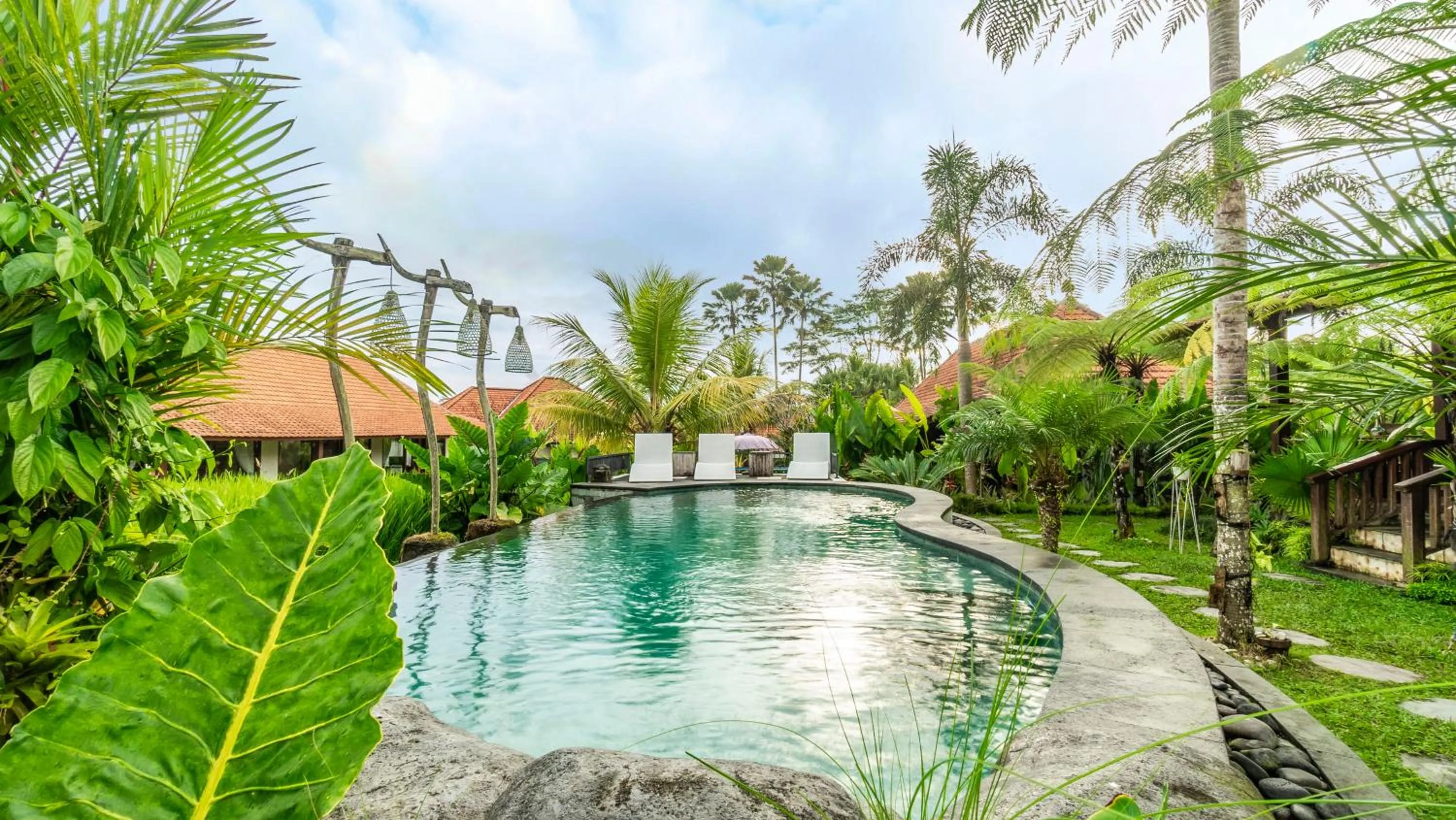 Swimming pool in Umakelod Sebatu Villas