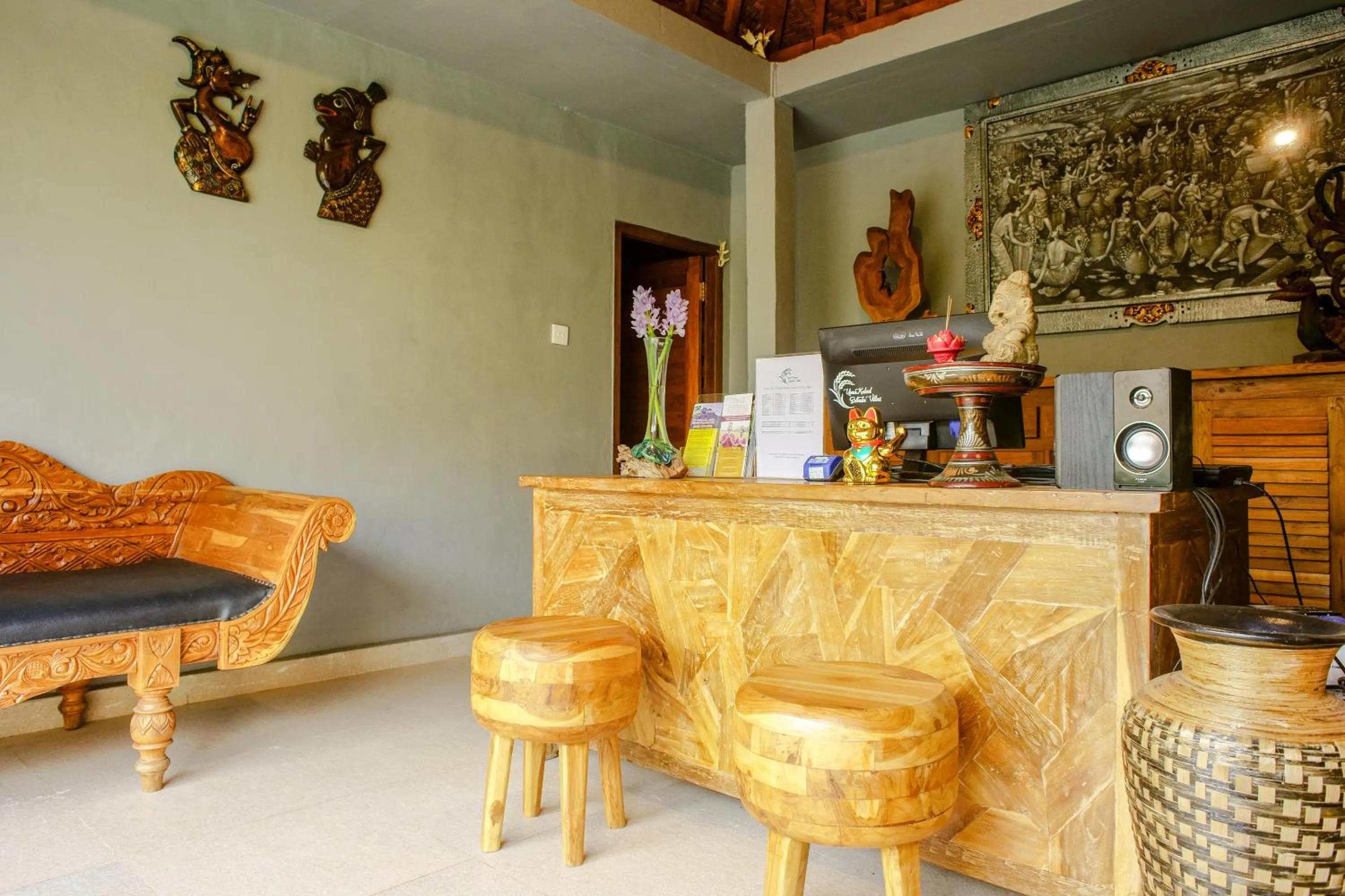 Lobby or reception in Umakelod Sebatu Villas