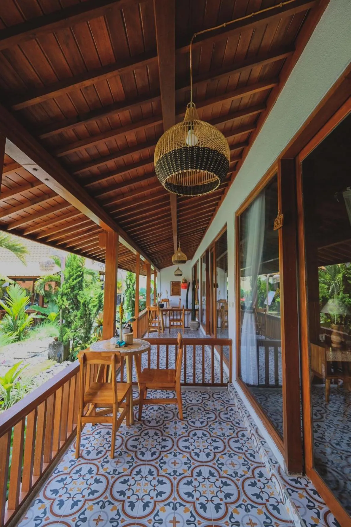 Balcony/Terrace in Umakelod Sebatu Villas