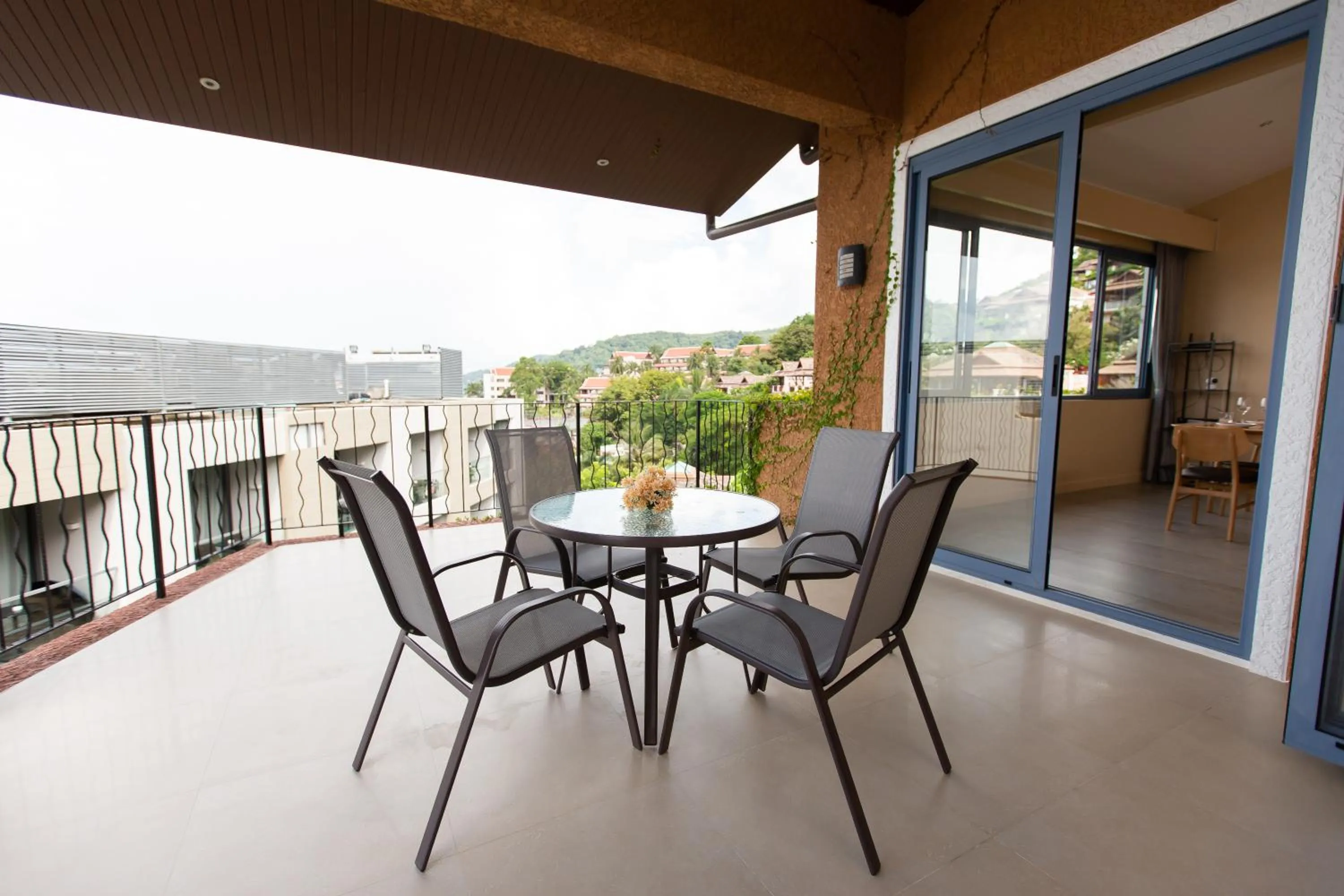 Patio in Teetara Villa Patong