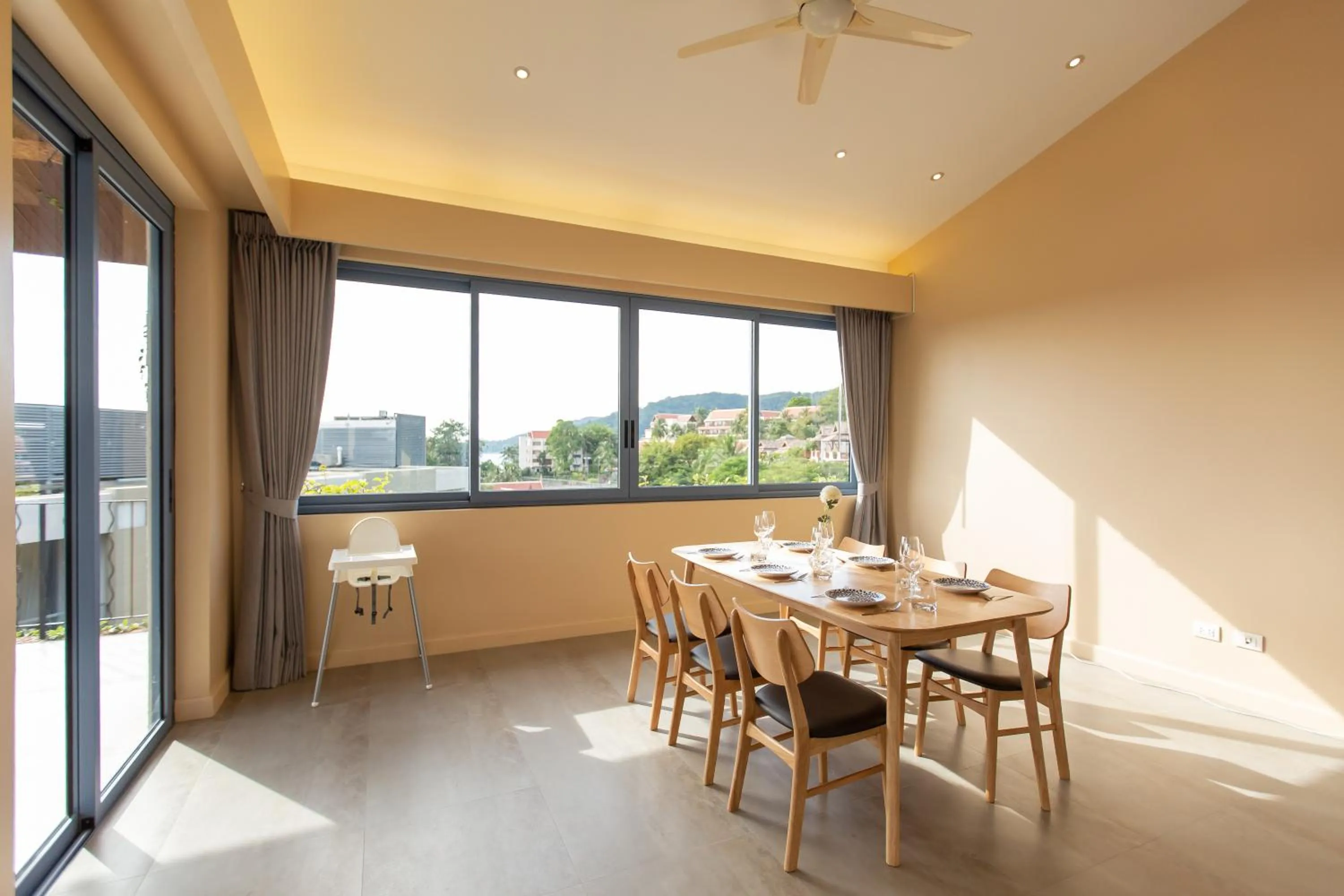 Seating area in Teetara Villa Patong