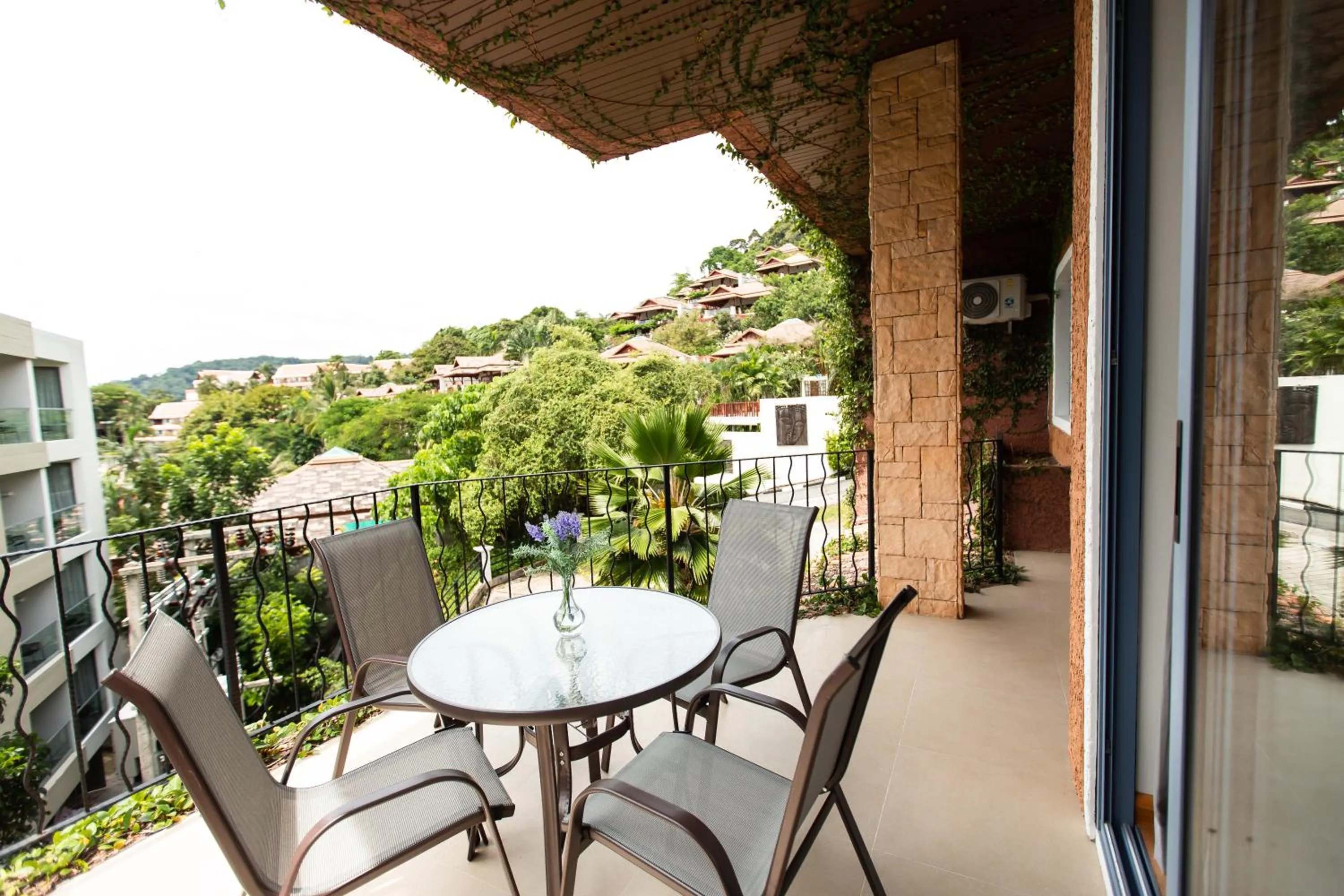 Patio in Teetara Villa Patong