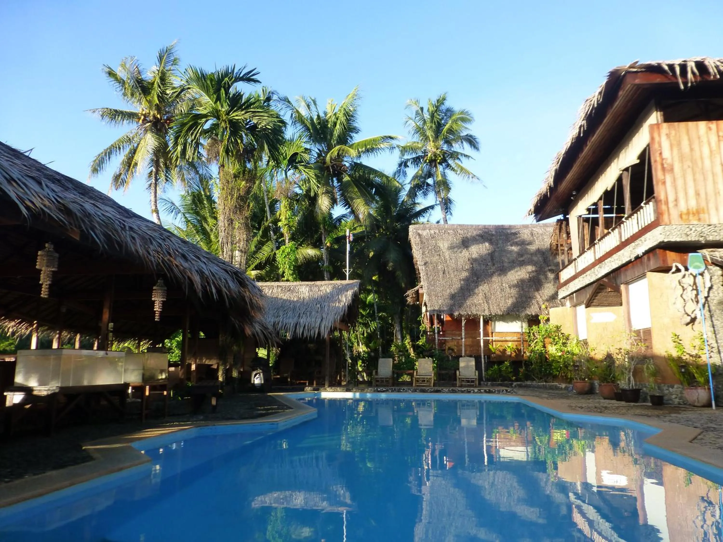 Swimming pool in Palau Plantation Resort