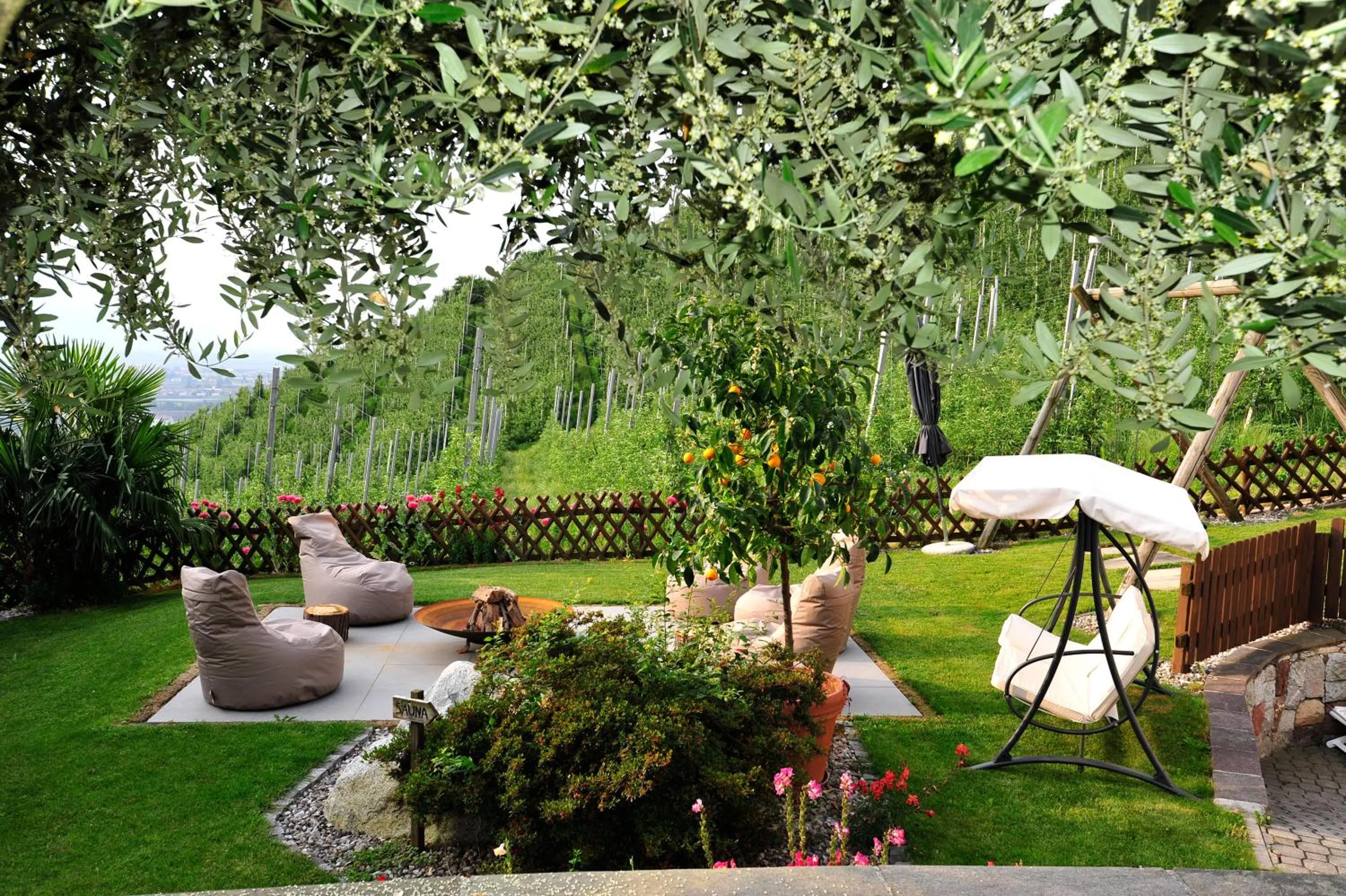 Garden in Apparthotel Calma