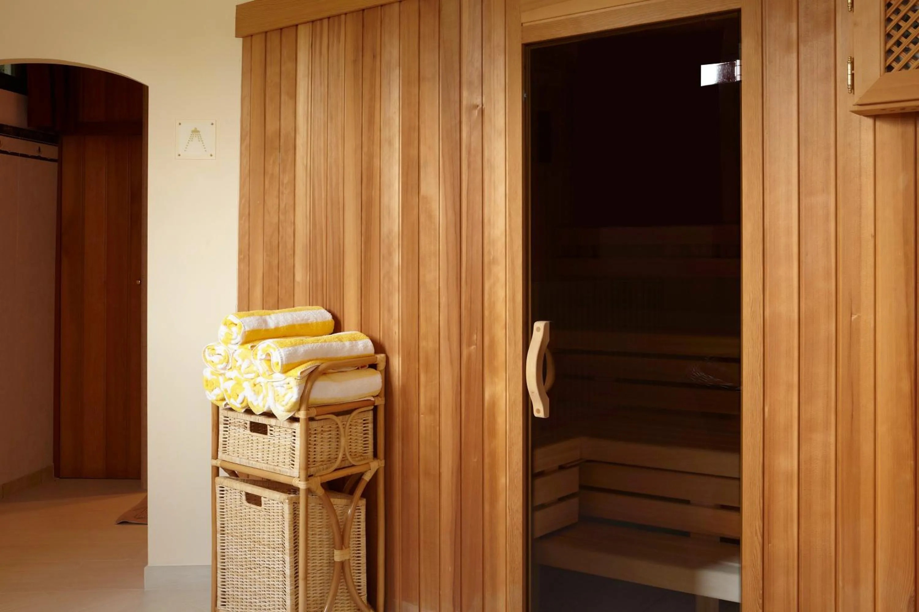 Sauna in Apparthotel Calma