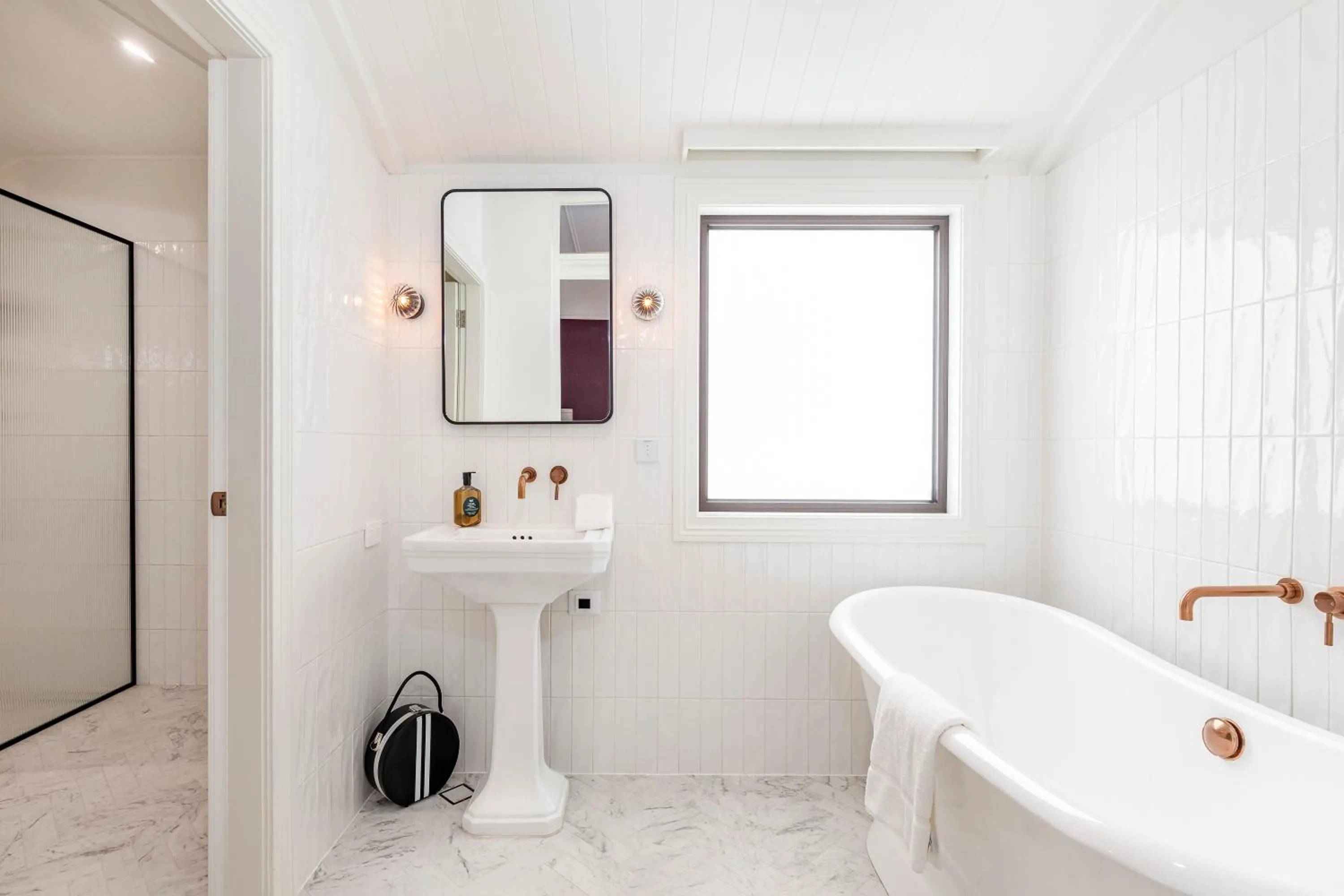 Bathroom in The Albert Mosman