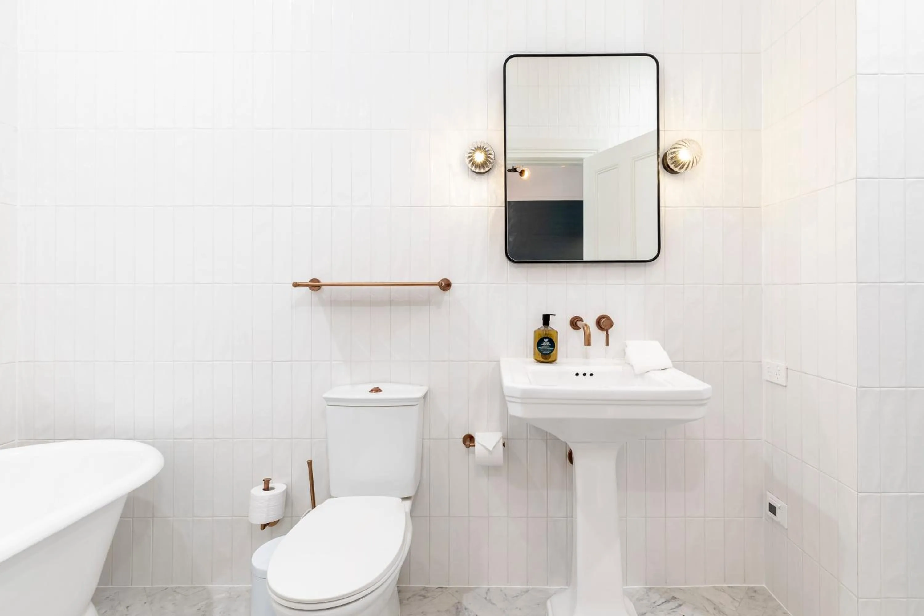 Bathroom in The Albert Mosman