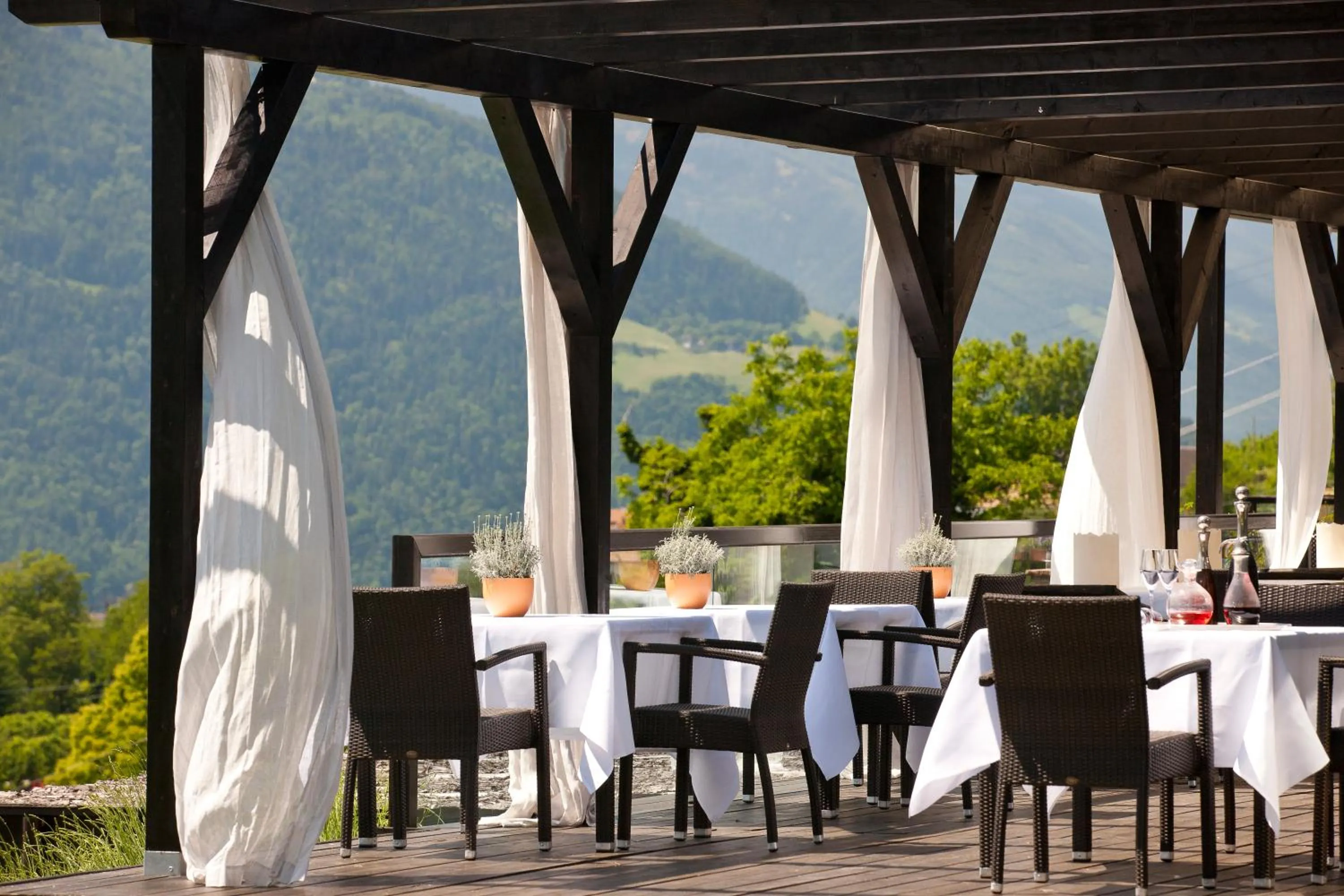 Patio in Hotel KÜGLERHOF
