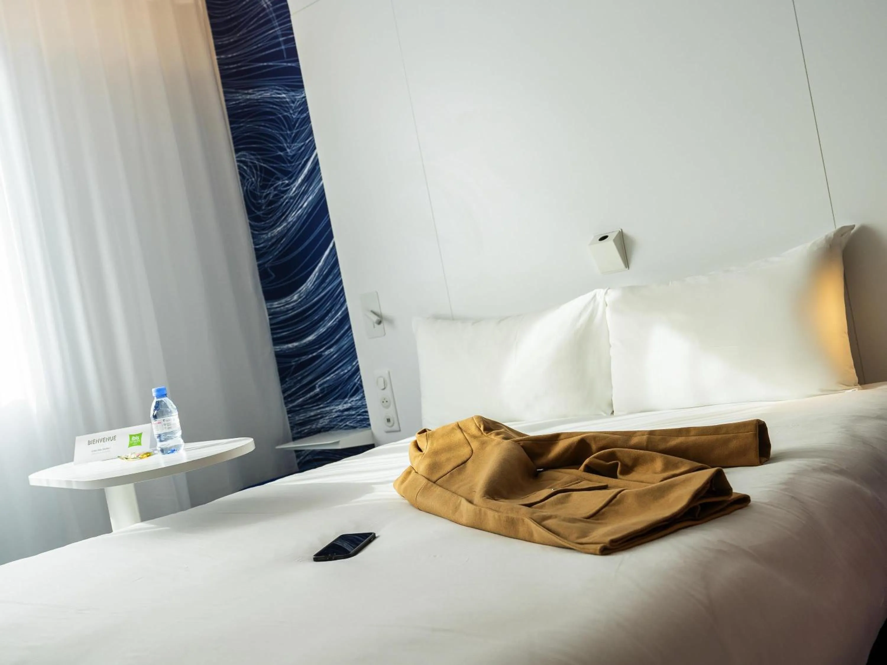 Bedroom, Bed in ibis Styles Paris Orly Airport
