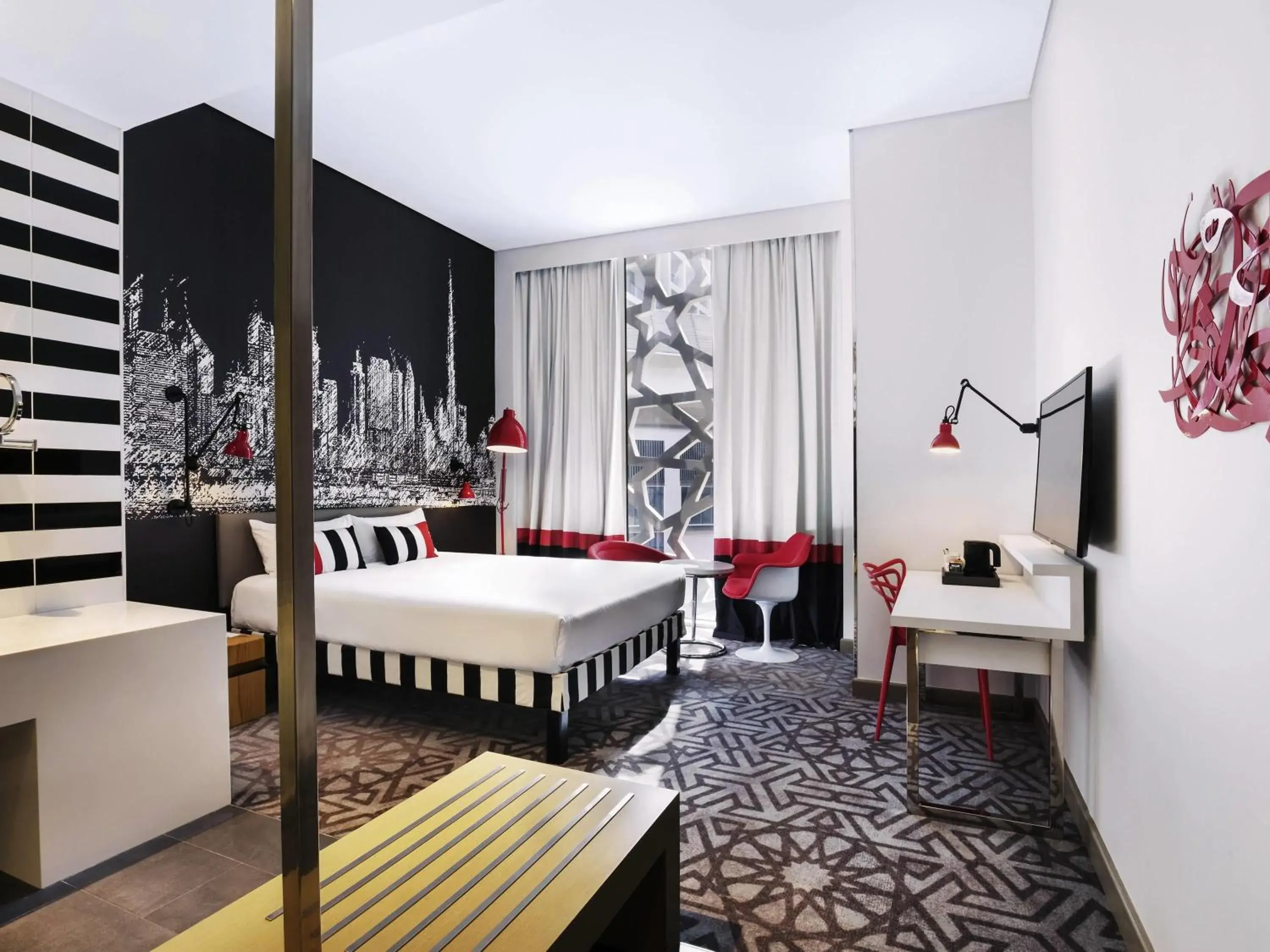 King Room - DXB Free Airport Pick up & Drop off T1&T3, Free Shuttle Service to La Mer Beach, Dubai Outlet Mall & Dubai Festival City in ibis Styles Dubai Airport Hotel King Room - DXB Free Airport Pick up & Drop off T1&T3, Free Shuttle Service to La Mer Beach, Dubai Outlet Mall & Dubai Festival City in ibis Styles Dubai Airport Hotel