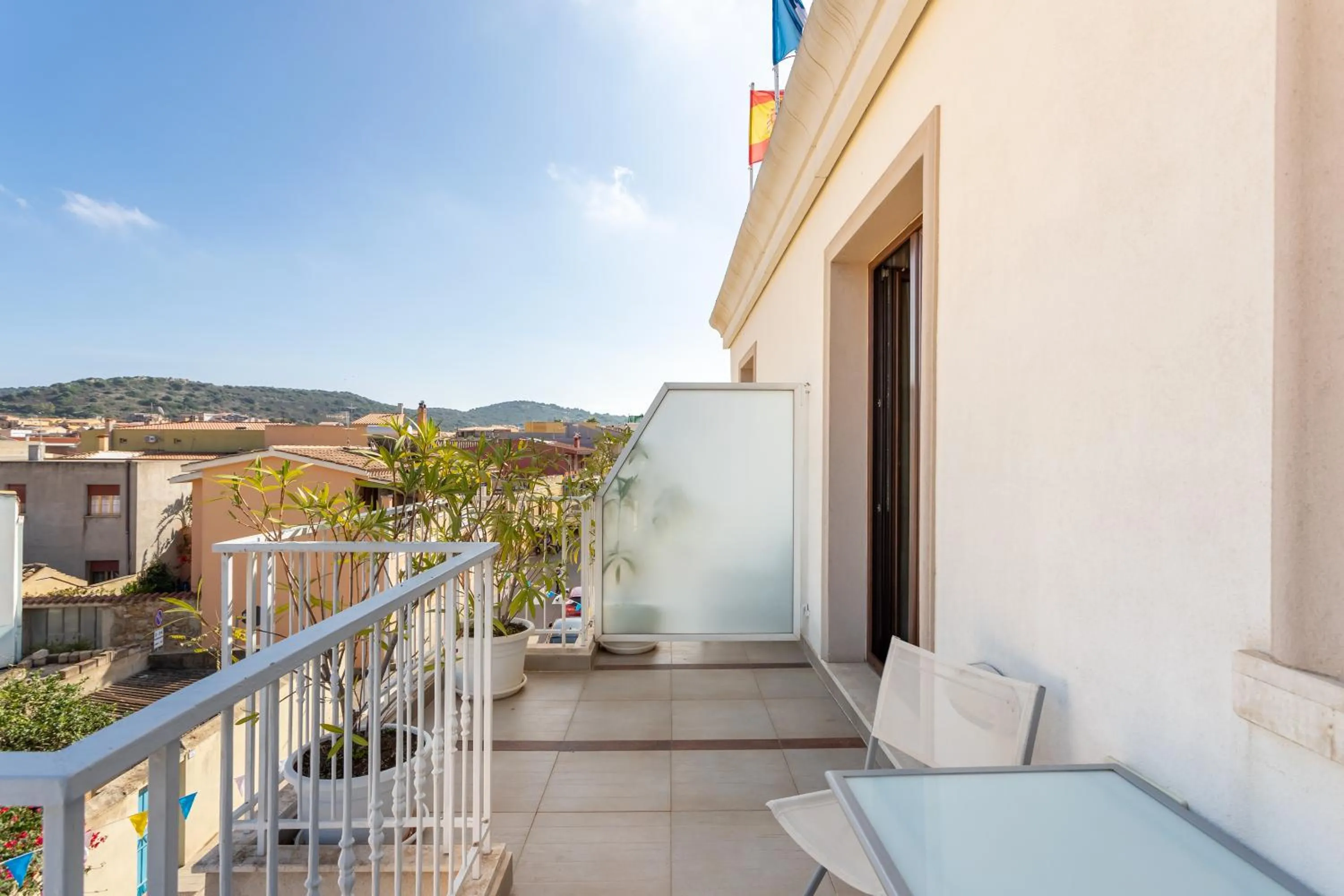 Balcony/Terrace in Hotel Belvir