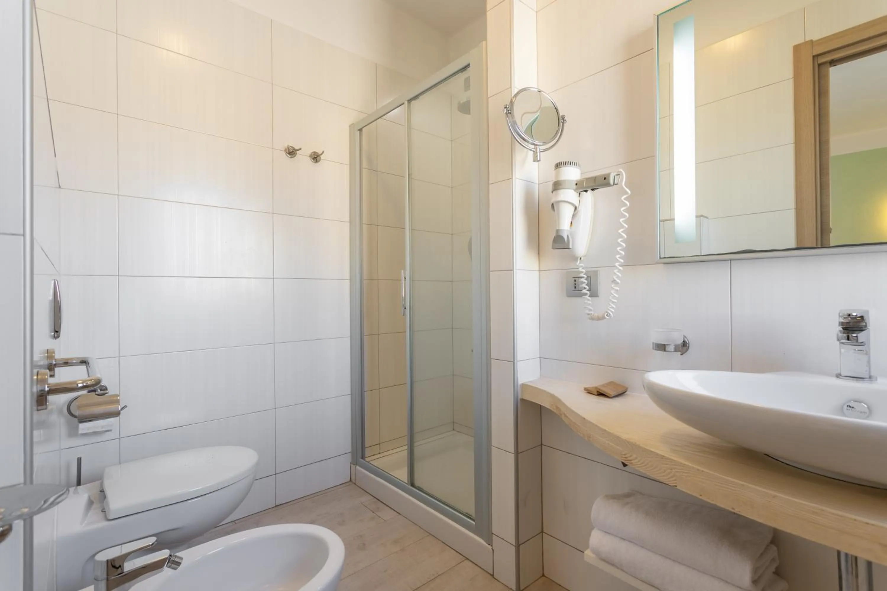 Bathroom in Hotel Belvir