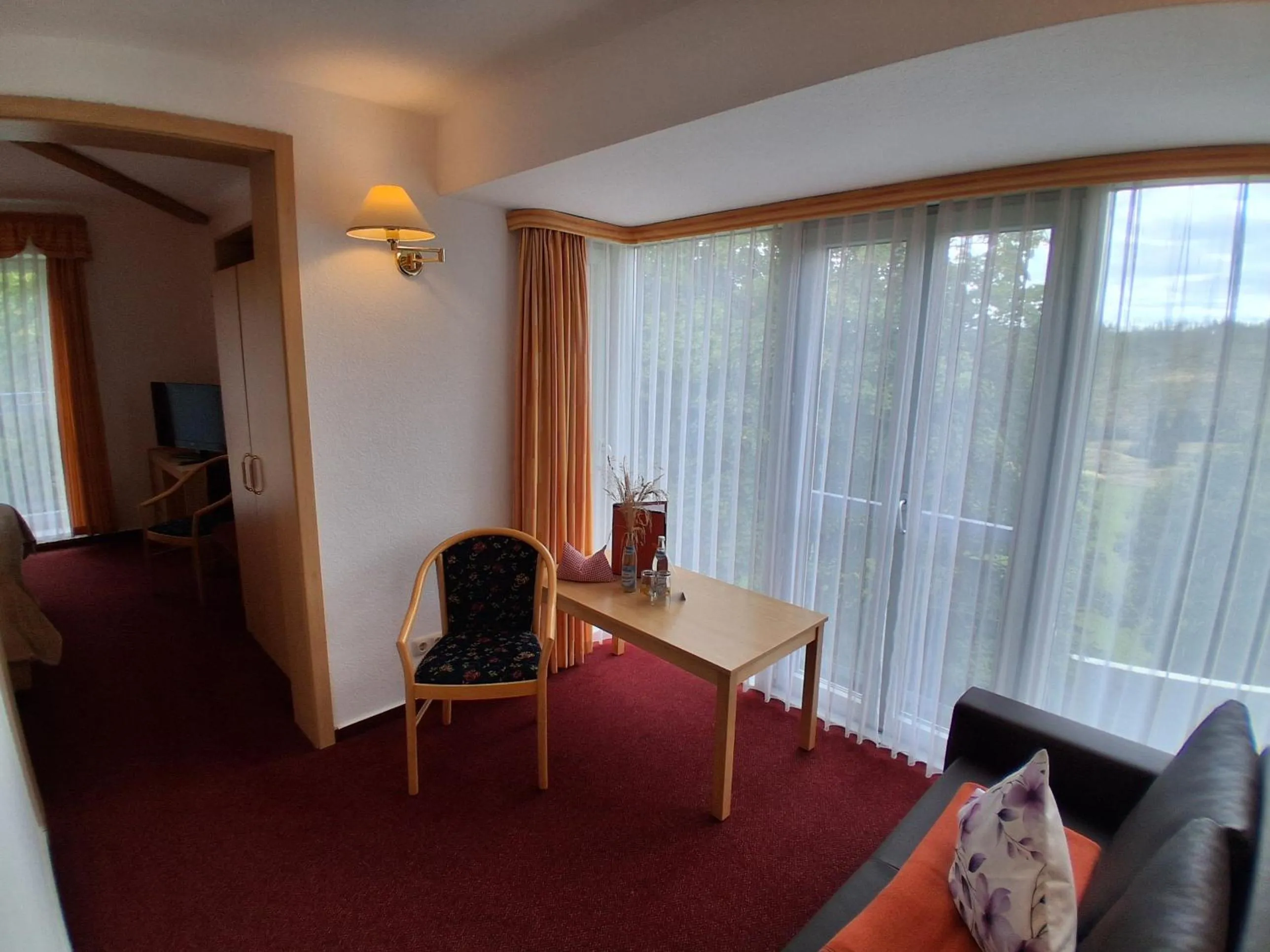 Seating area in Hotel Haus Oberland