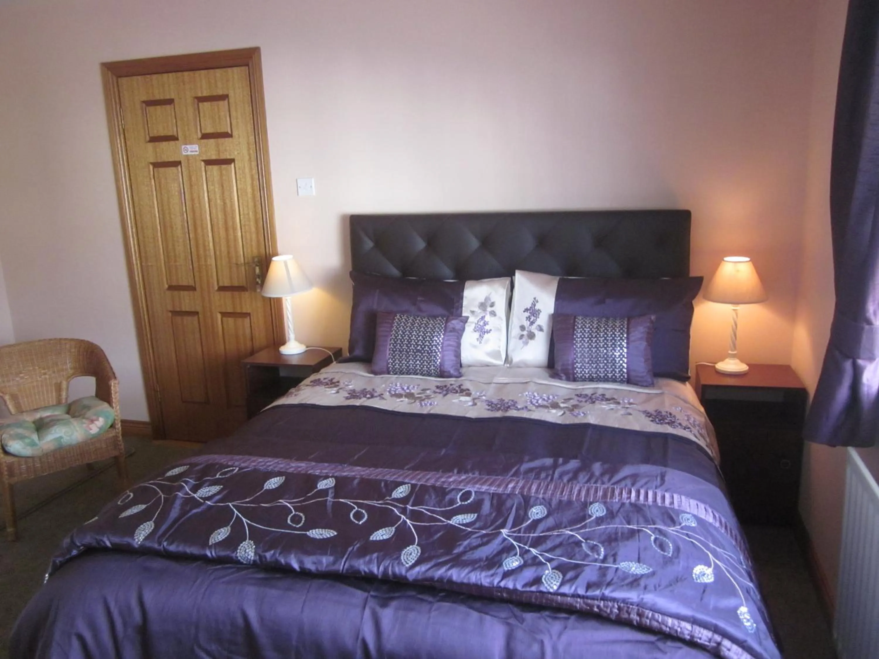 Bed in Marguerite's B&B