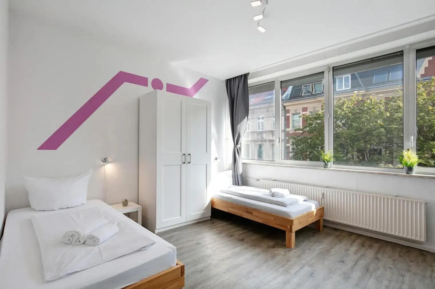 Bed in Apartments Schöneberg