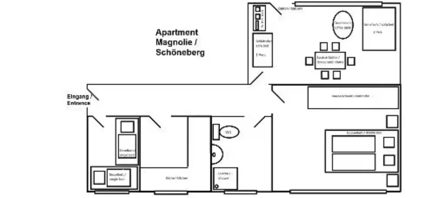 Floor plan in Apartments Schöneberg