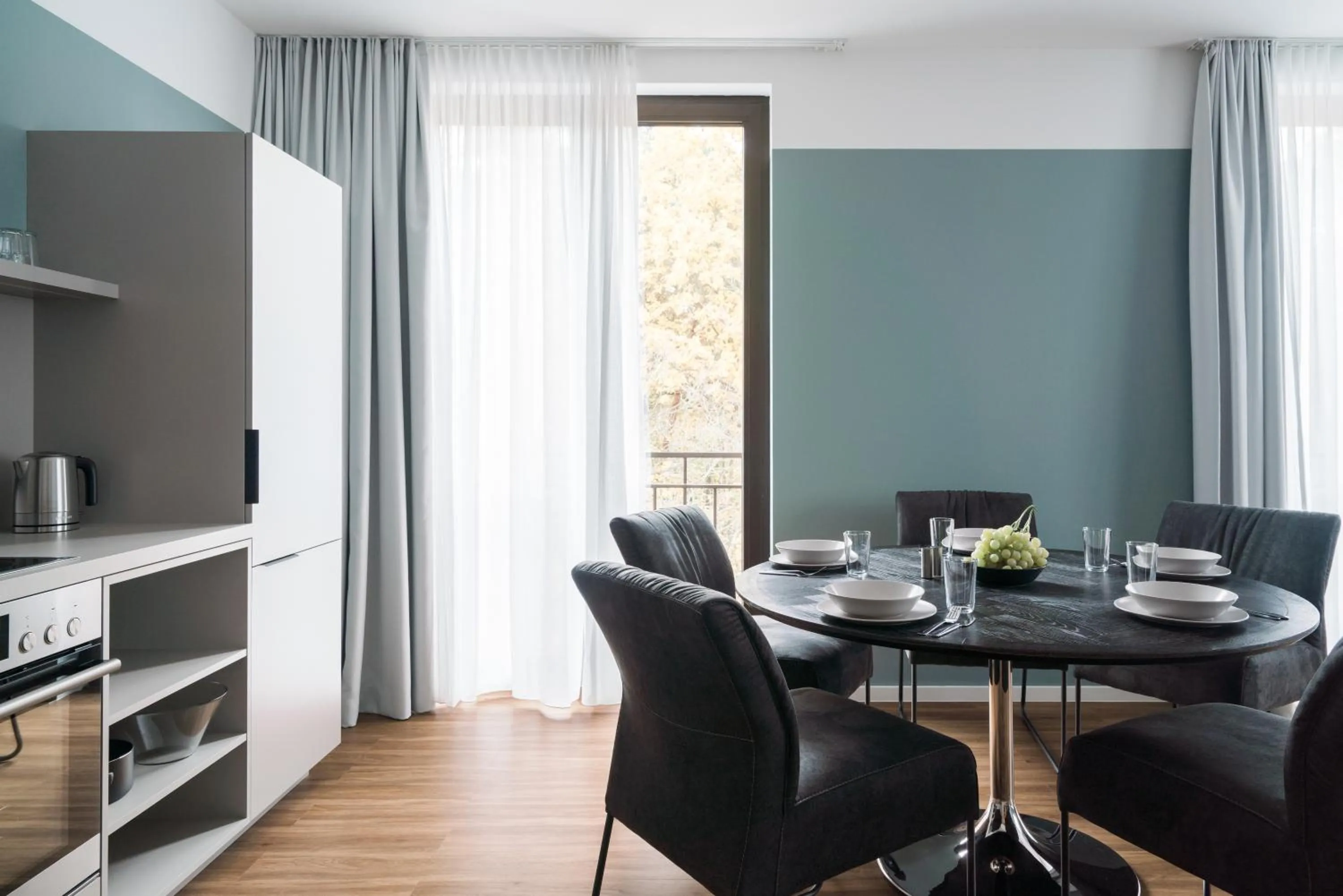 Kitchen or kitchenette in Velotel Bad Saarow