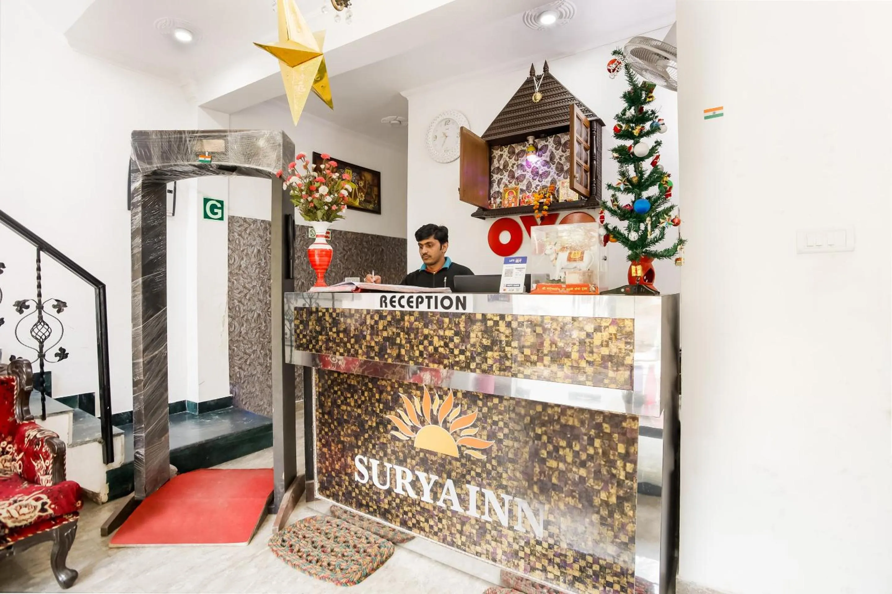 Lobby or reception in Hotel O SURYA INN