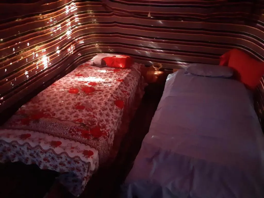 Bed in Mountain Camp Ali Khaled