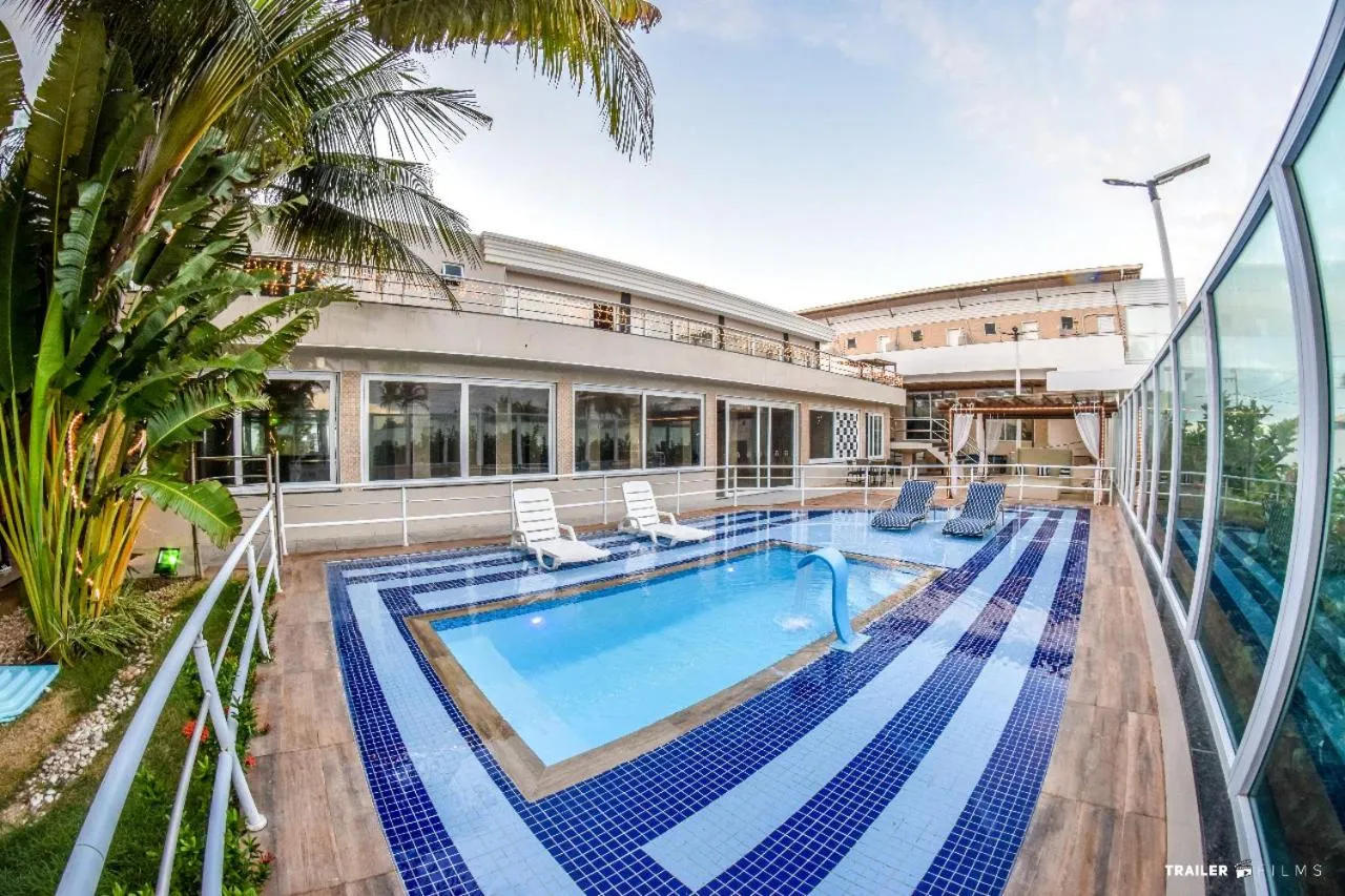 Pool view in Farol Plaza Hotel