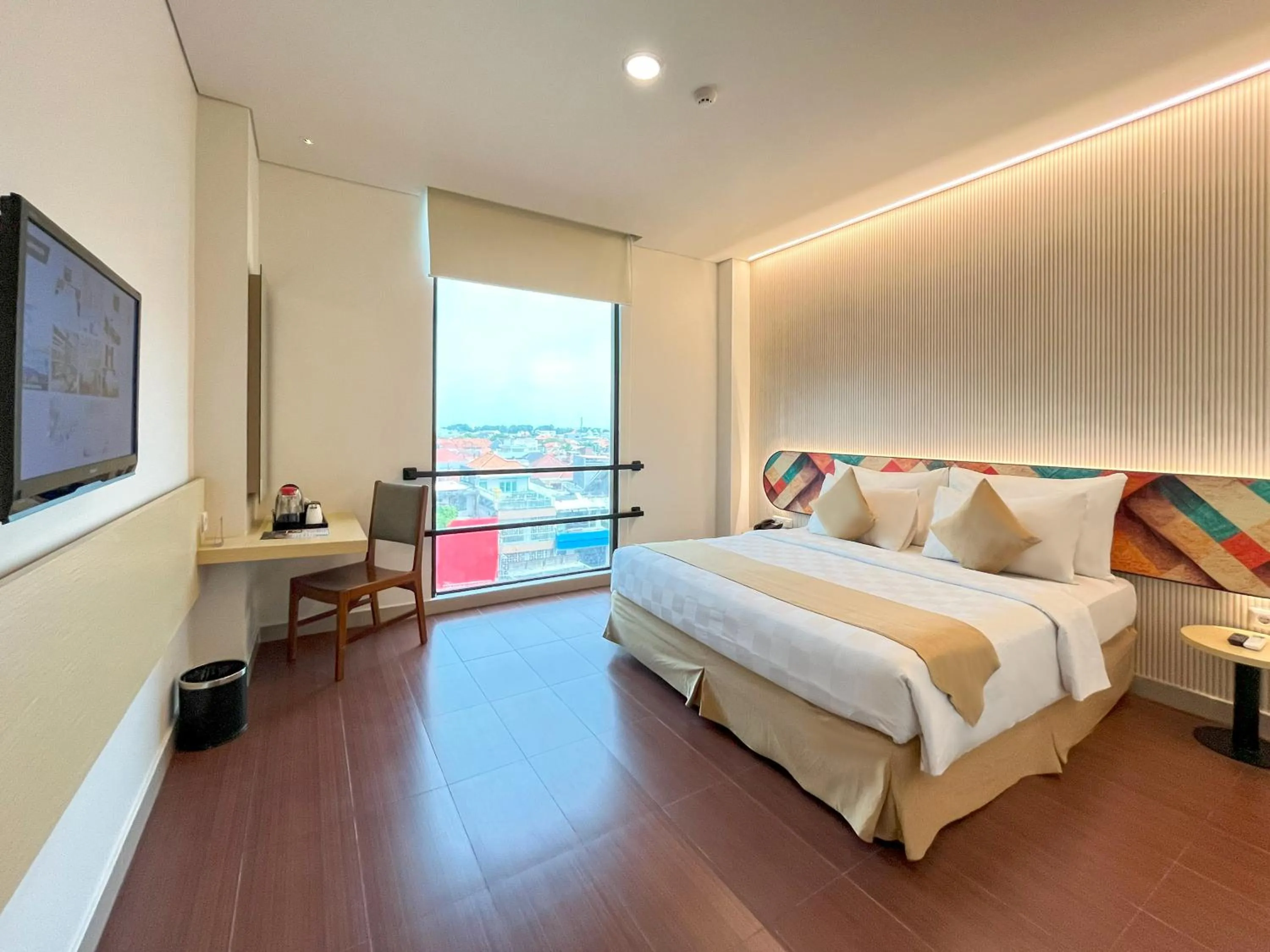 Bed in Hotel 88 Embong Malang Tunjungan Surabaya by WH - Breakfast with The Best View on The Highest Floor and Strategic Location in The City Center