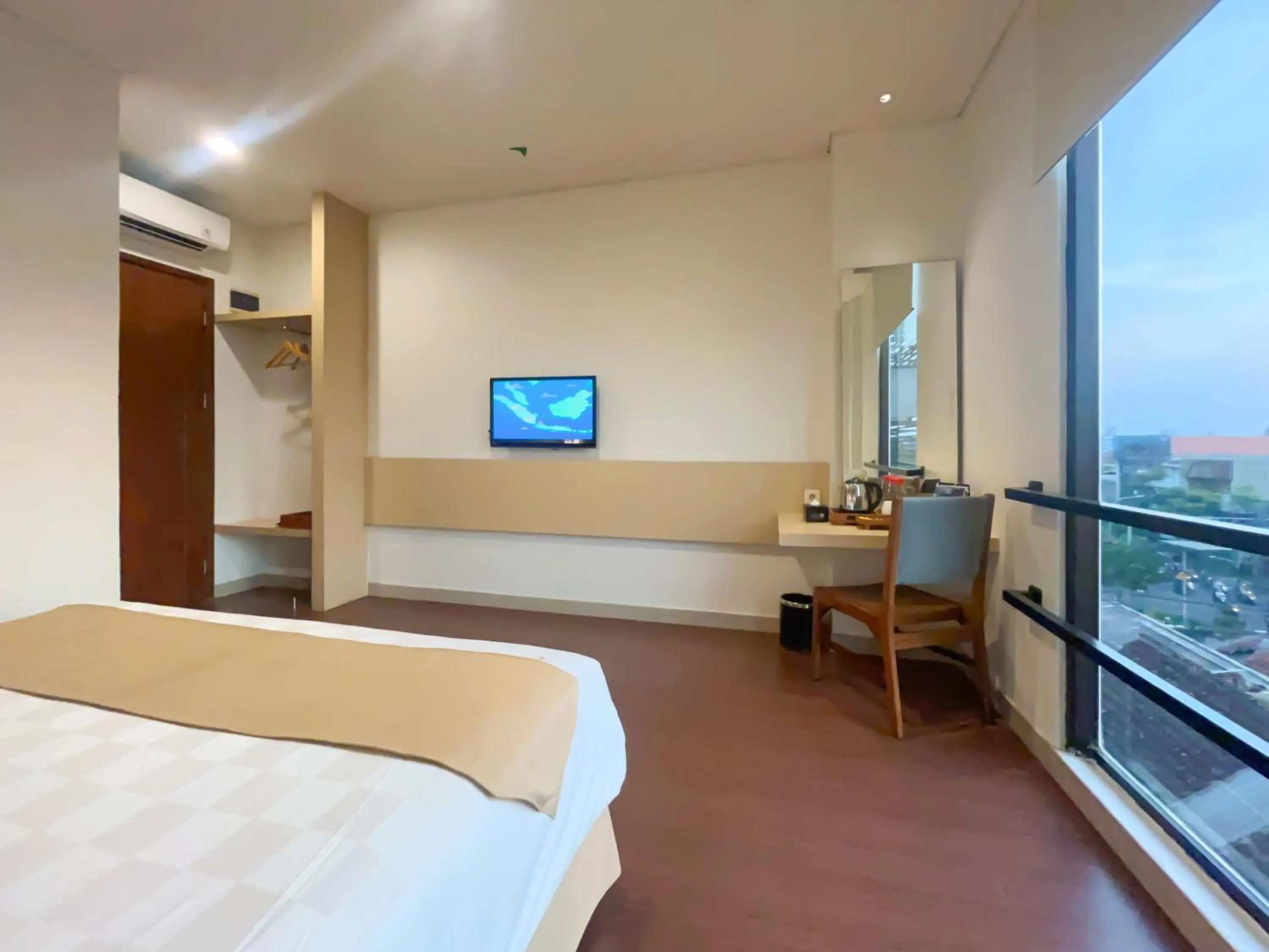 Bed in Hotel 88 Embong Malang Tunjungan Surabaya by WH - Breakfast with The Best View on The Highest Floor and Strategic Location in The City Center