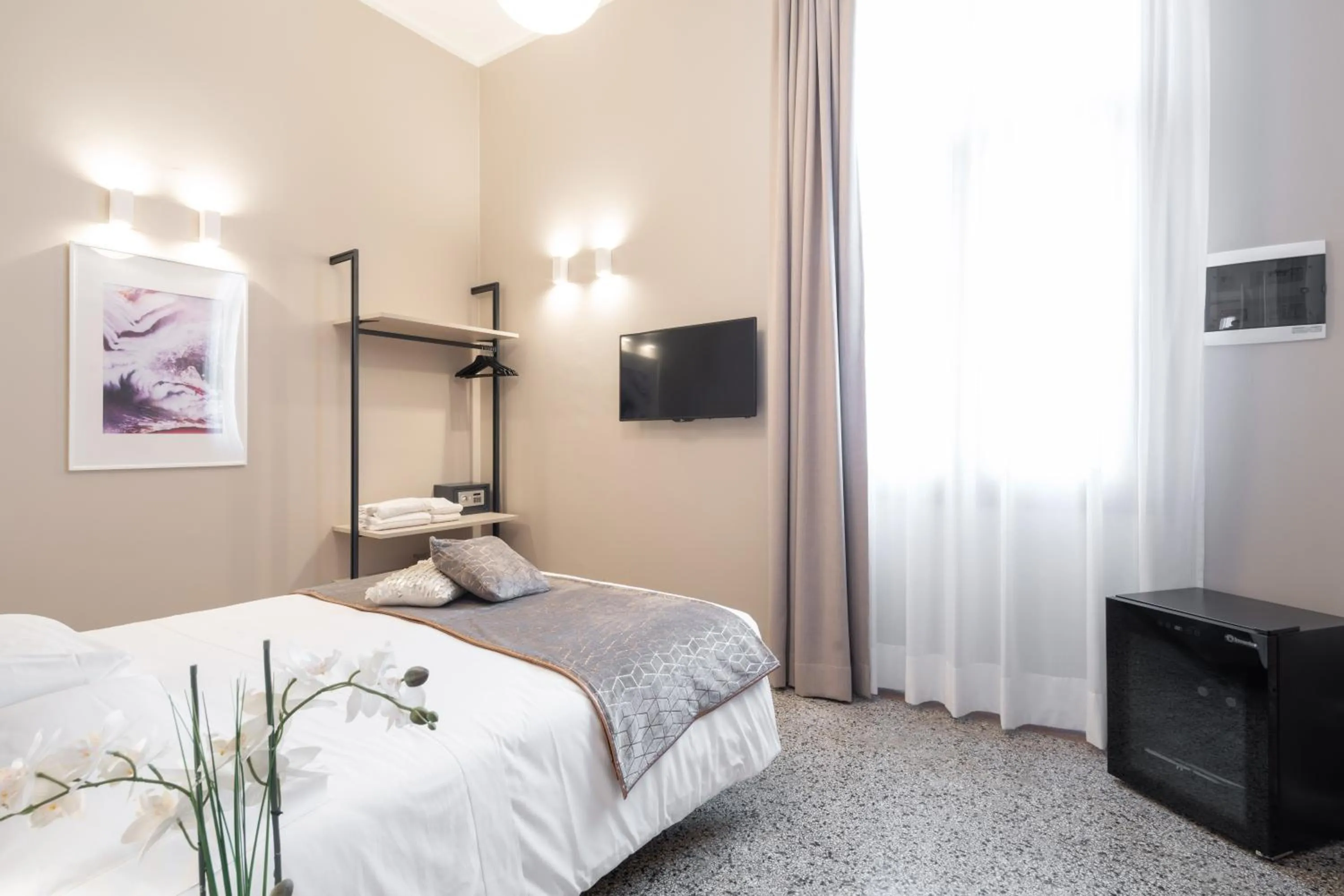 Bedroom, Bed in Hotel Palazzo Martinelli Dolfin