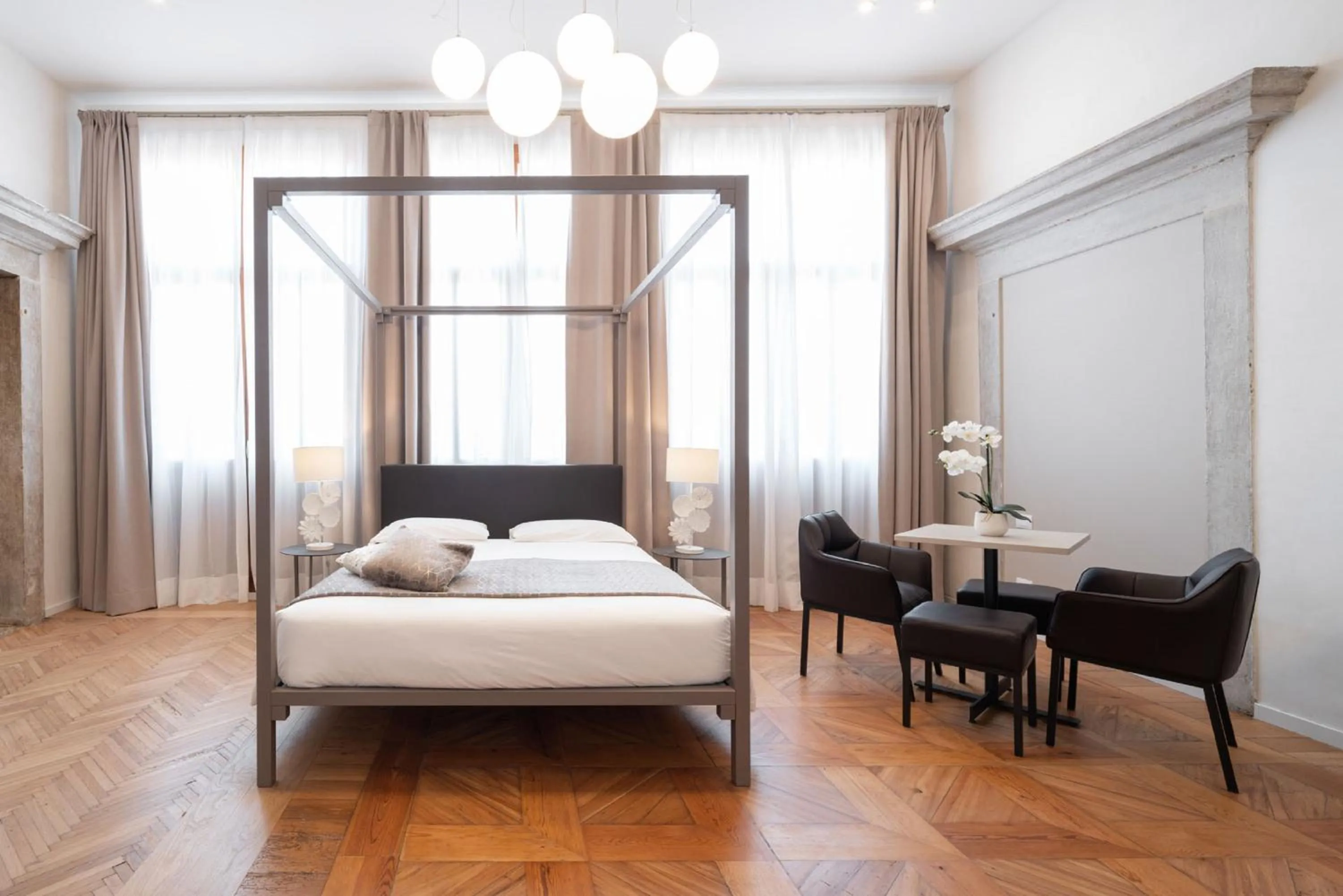 Bedroom, Bed in Hotel Palazzo Martinelli Dolfin