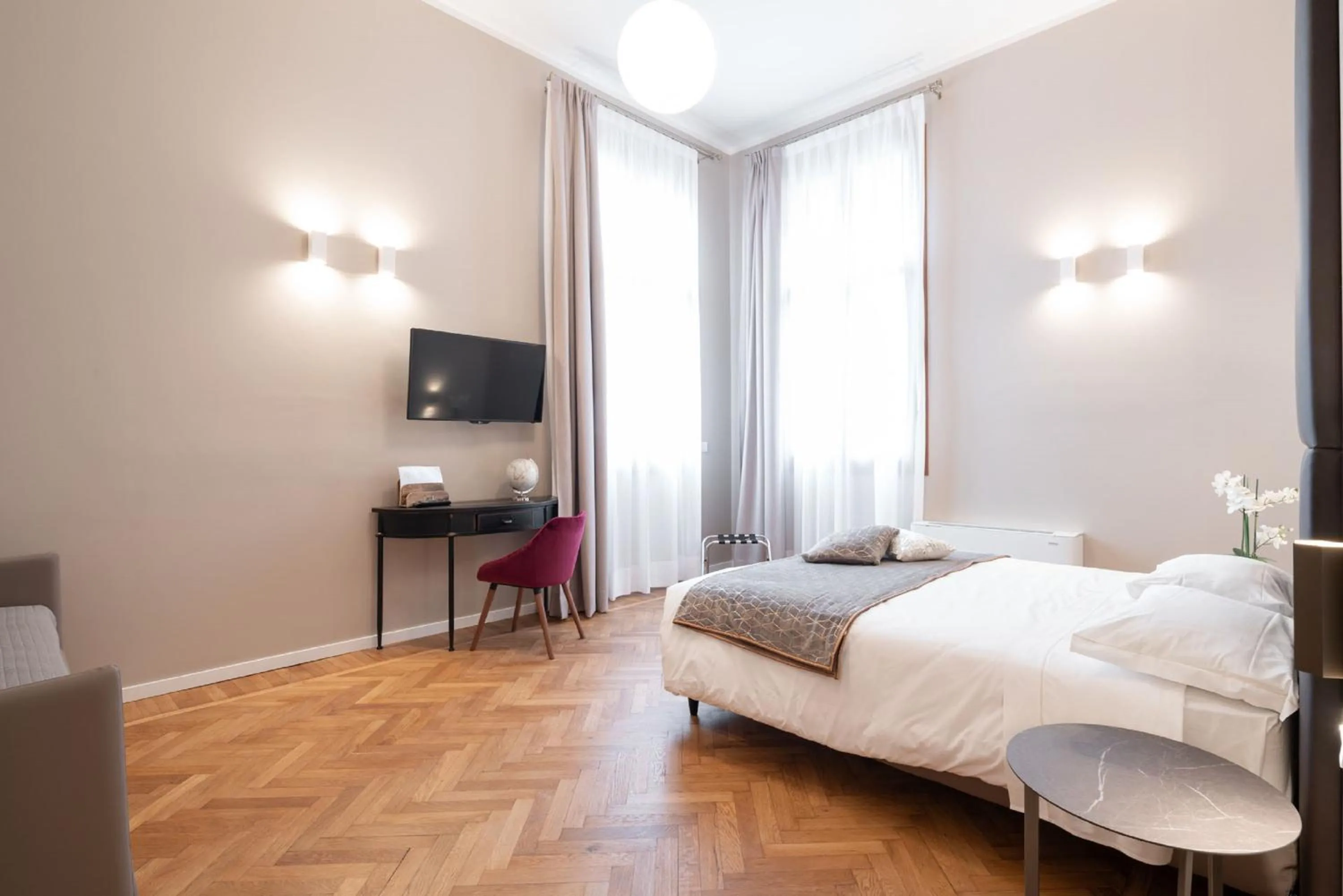 Bedroom, Bed in Hotel Palazzo Martinelli Dolfin