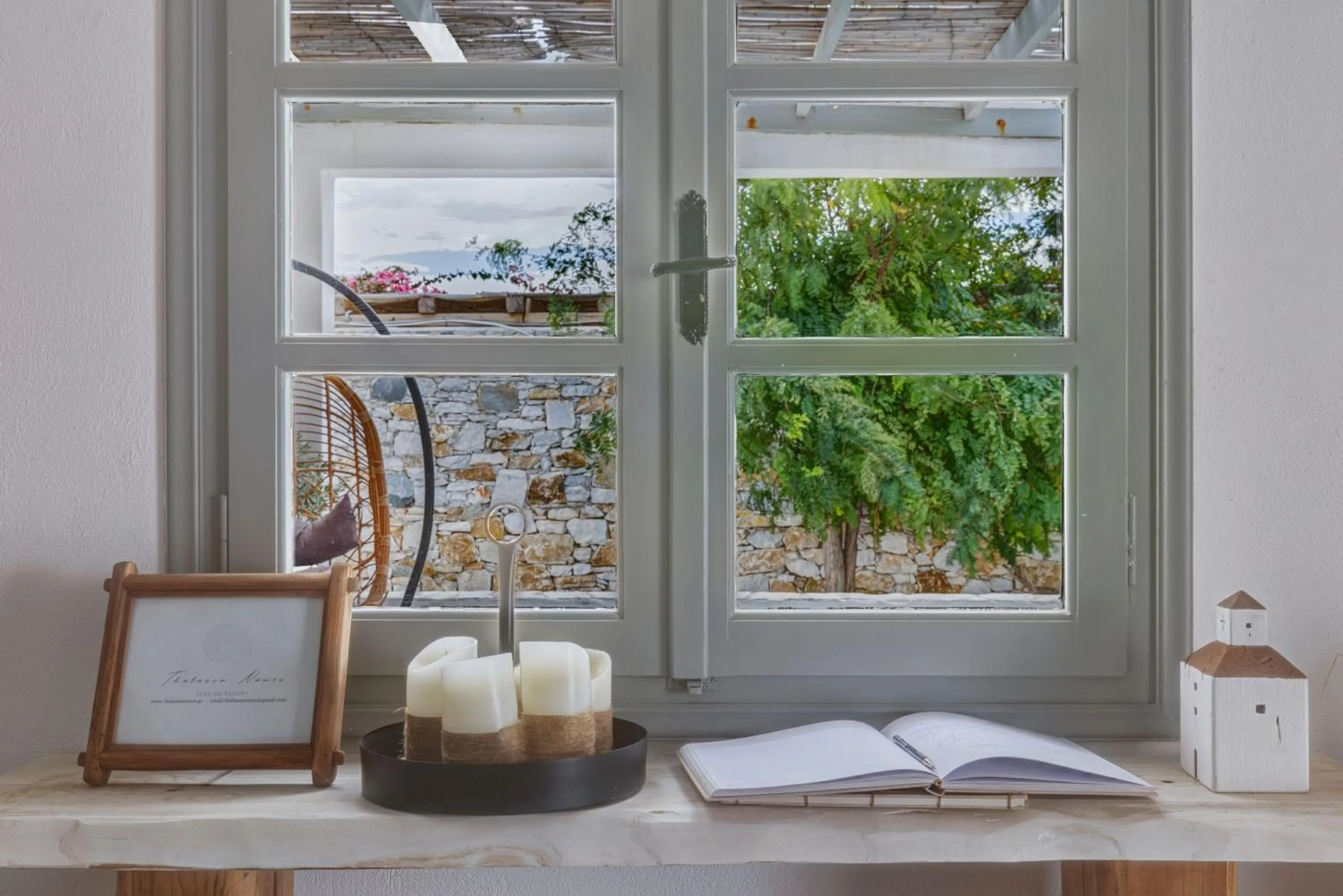 Lobby or reception in Thalassa Naxos