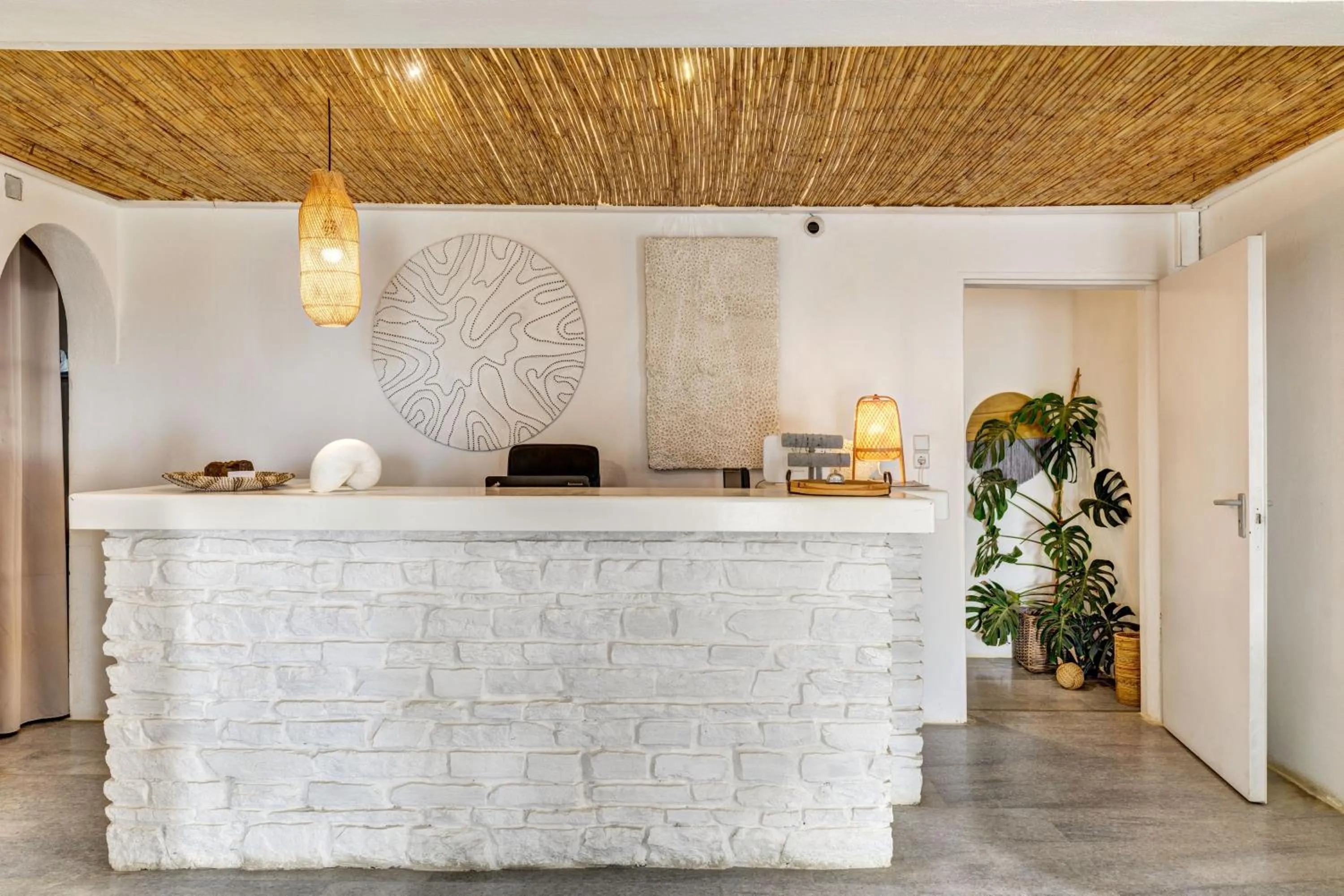 Lobby or reception in Thalassa Naxos