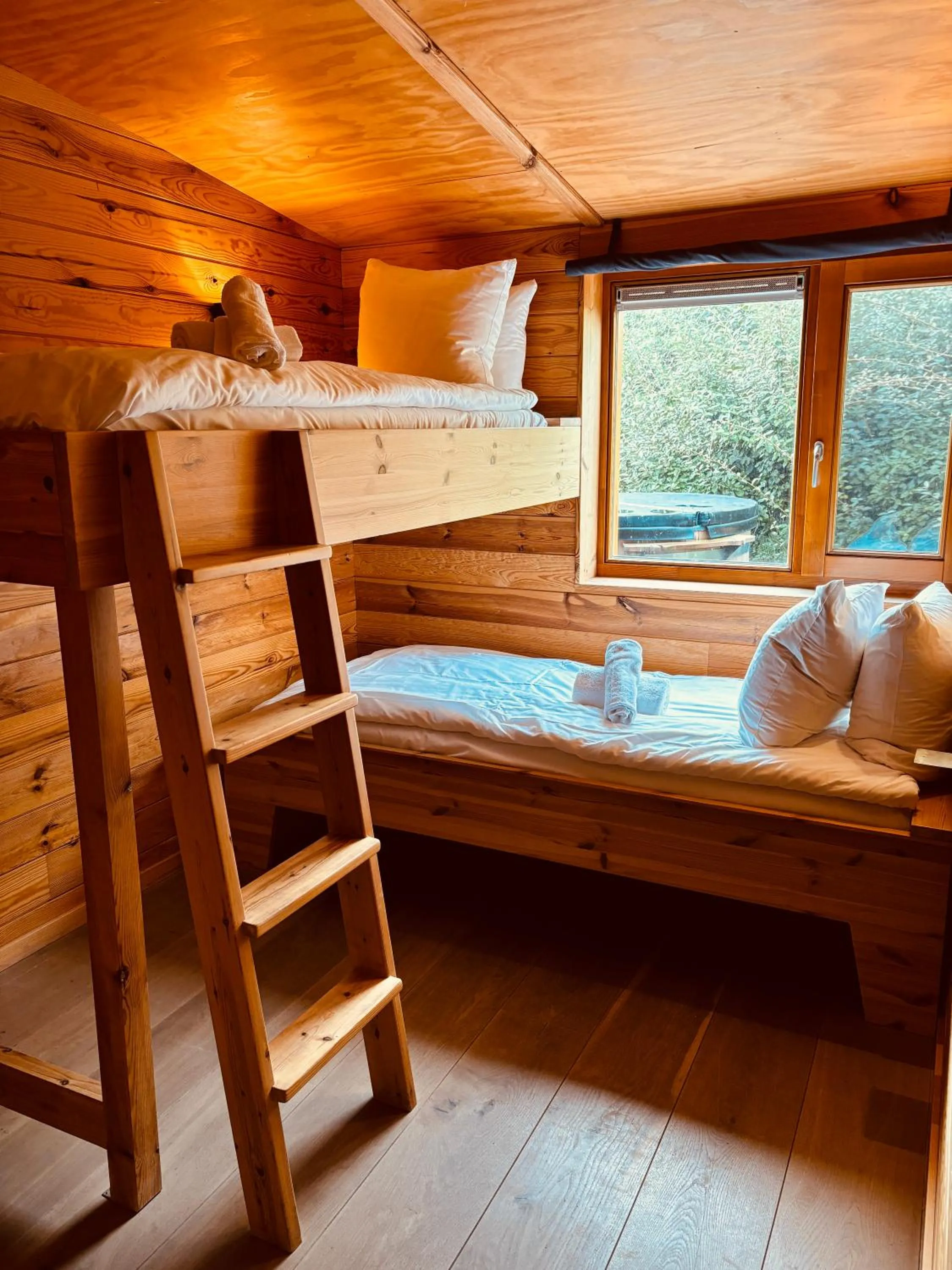 Bed in Basecamp Amsterdam