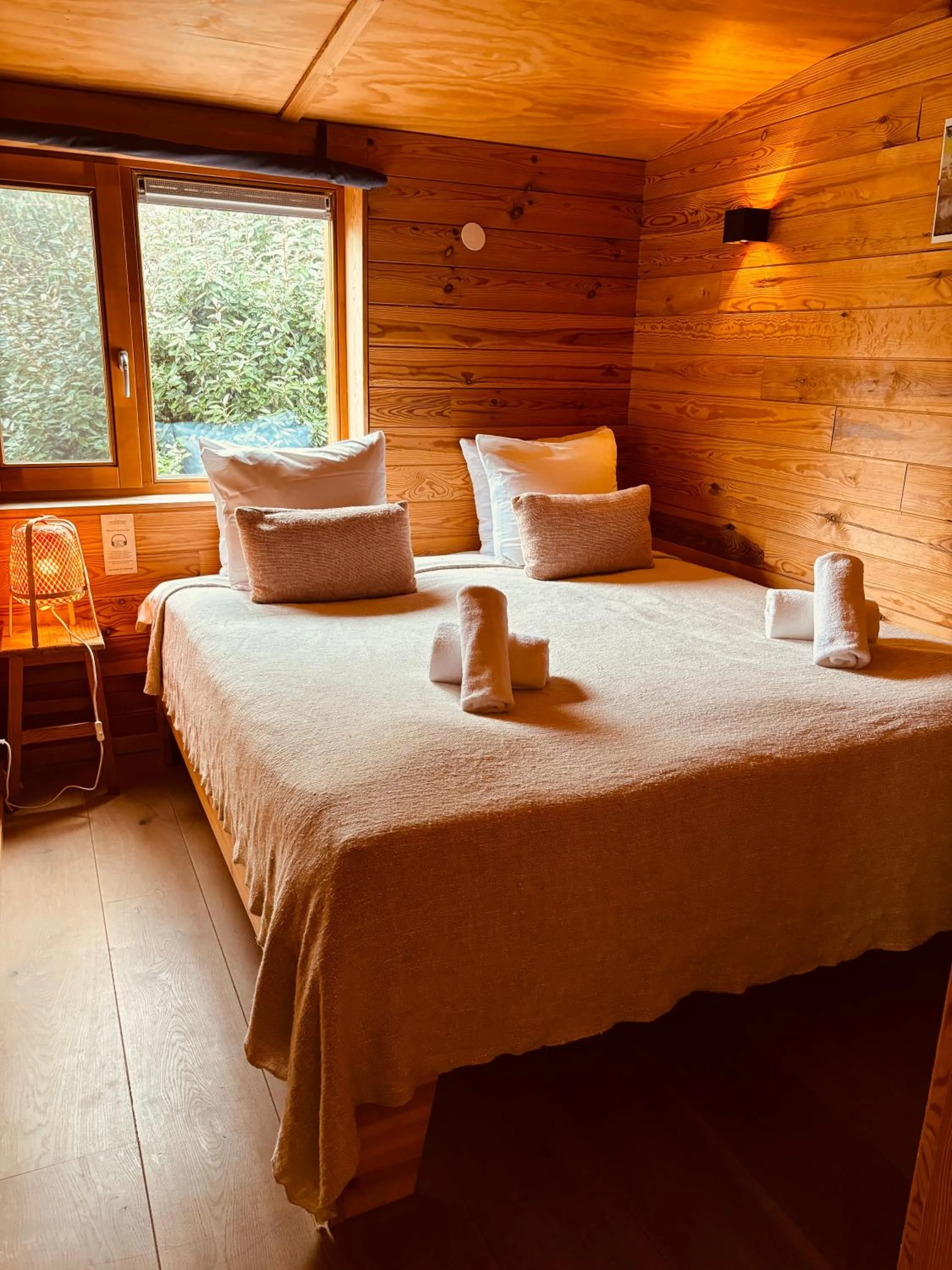 Bed in Basecamp Amsterdam