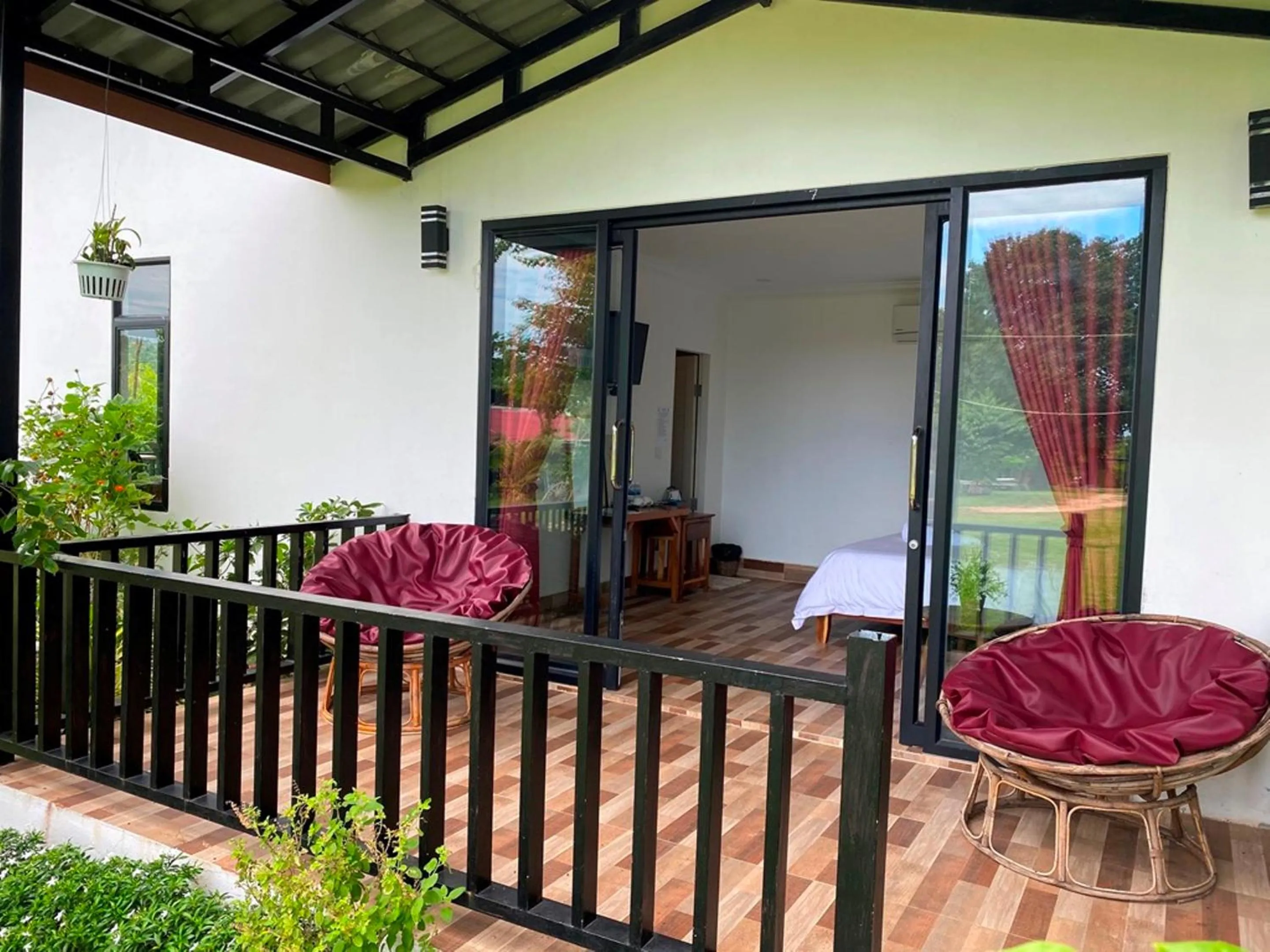 Patio in Prek Kdat Resort