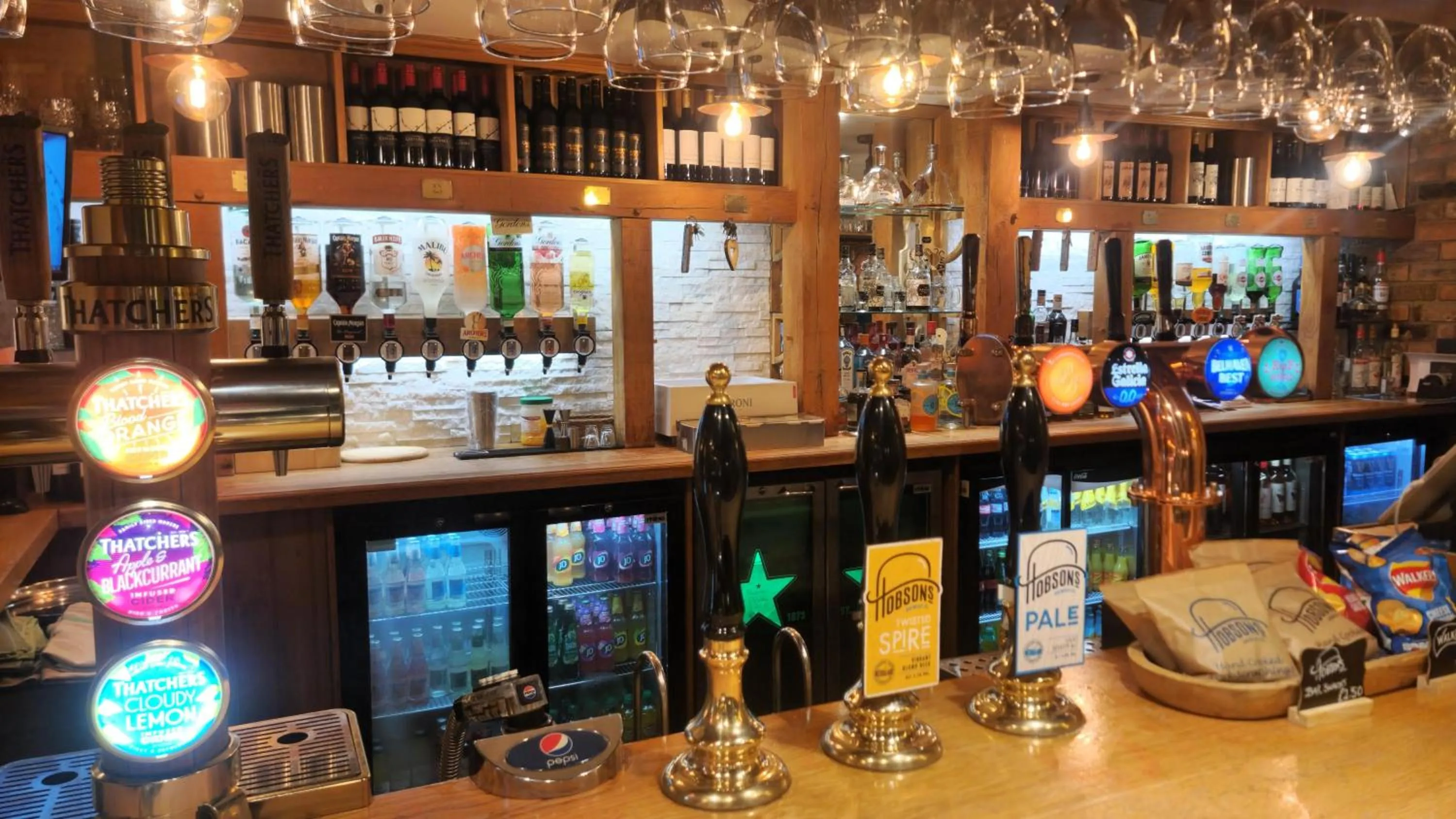 Lounge or bar in The Punch Bowl Inn