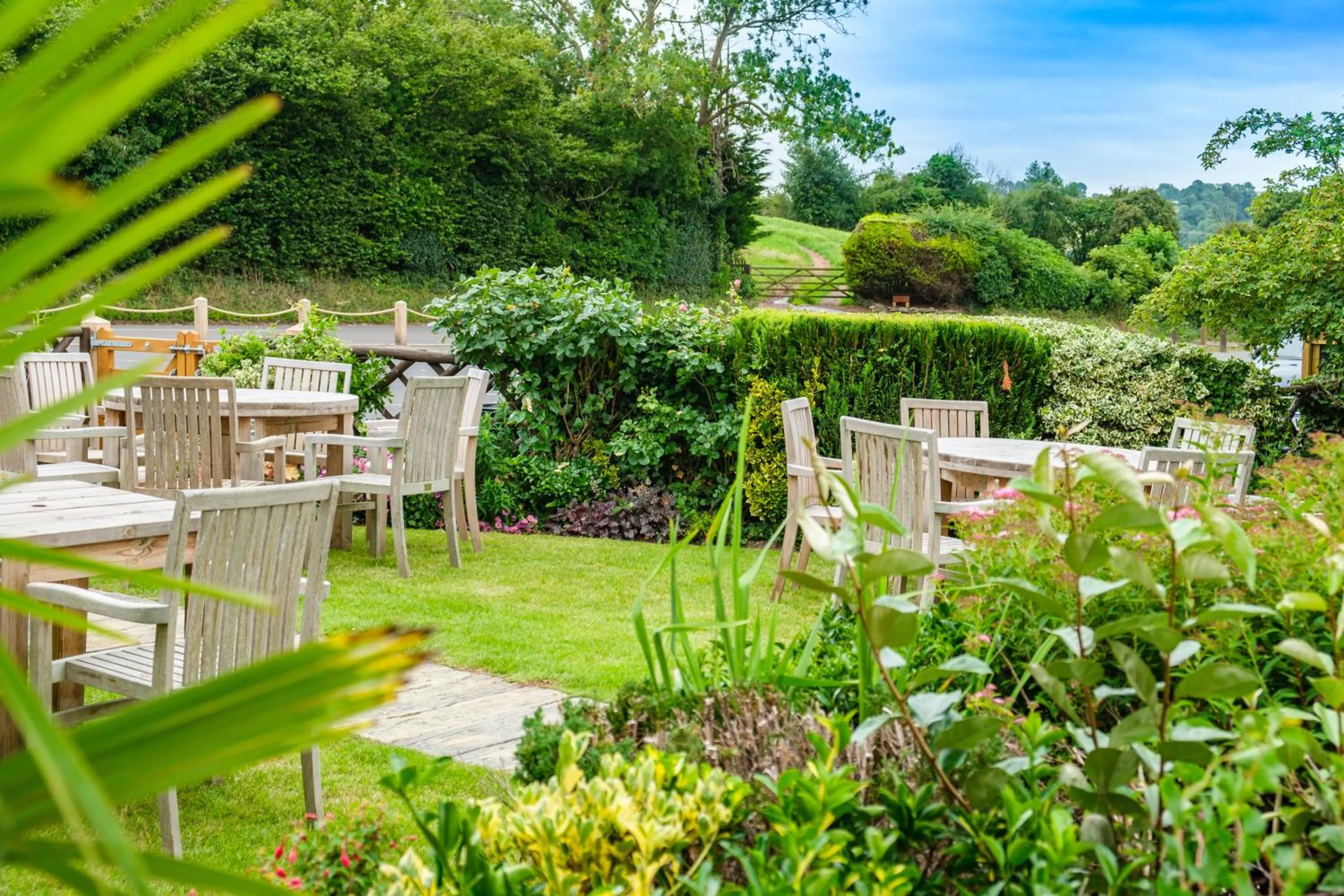 Garden in The Punch Bowl Inn