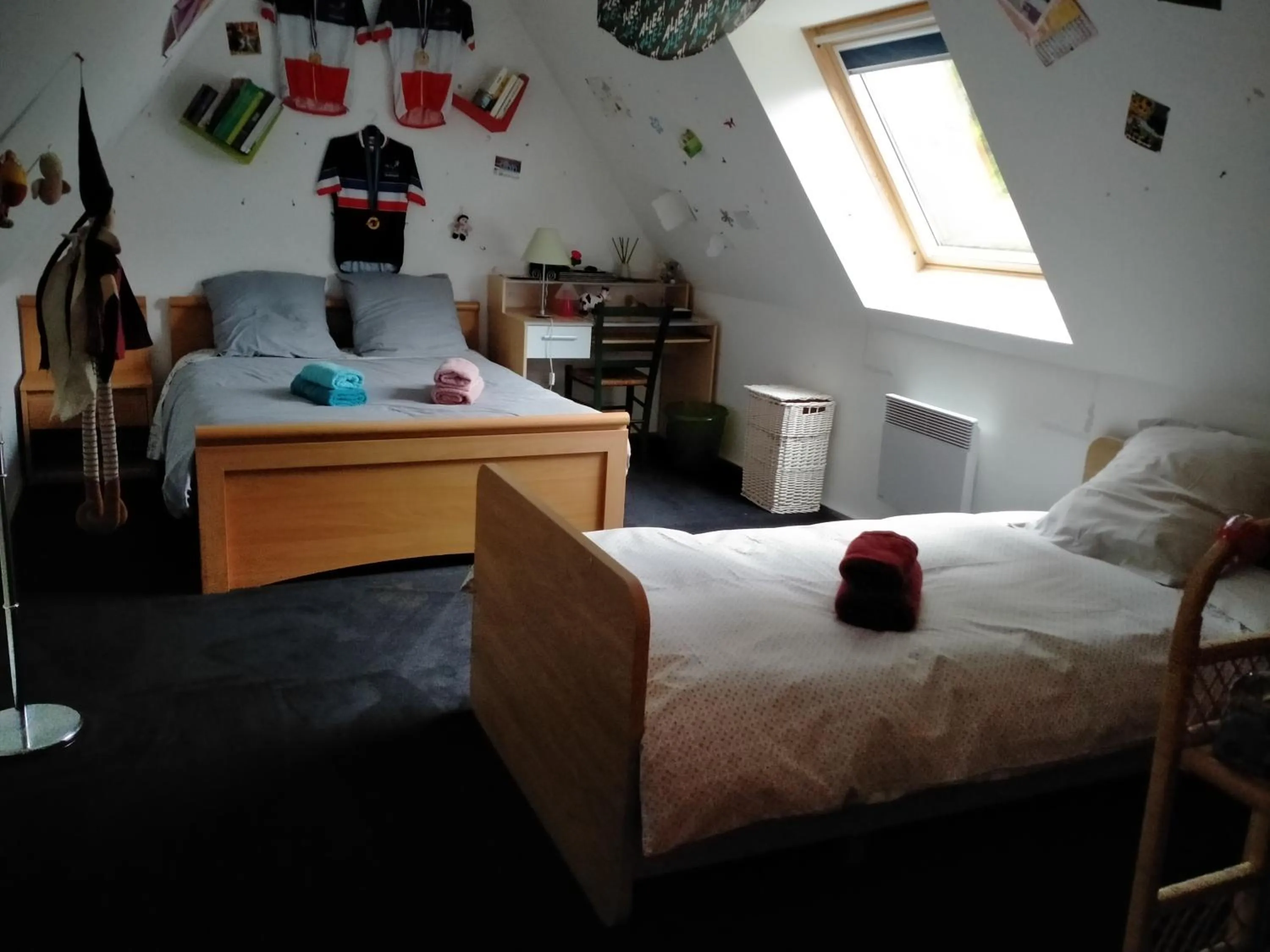 Bedroom, Bed in La Flandre entre plaine, mer et marais