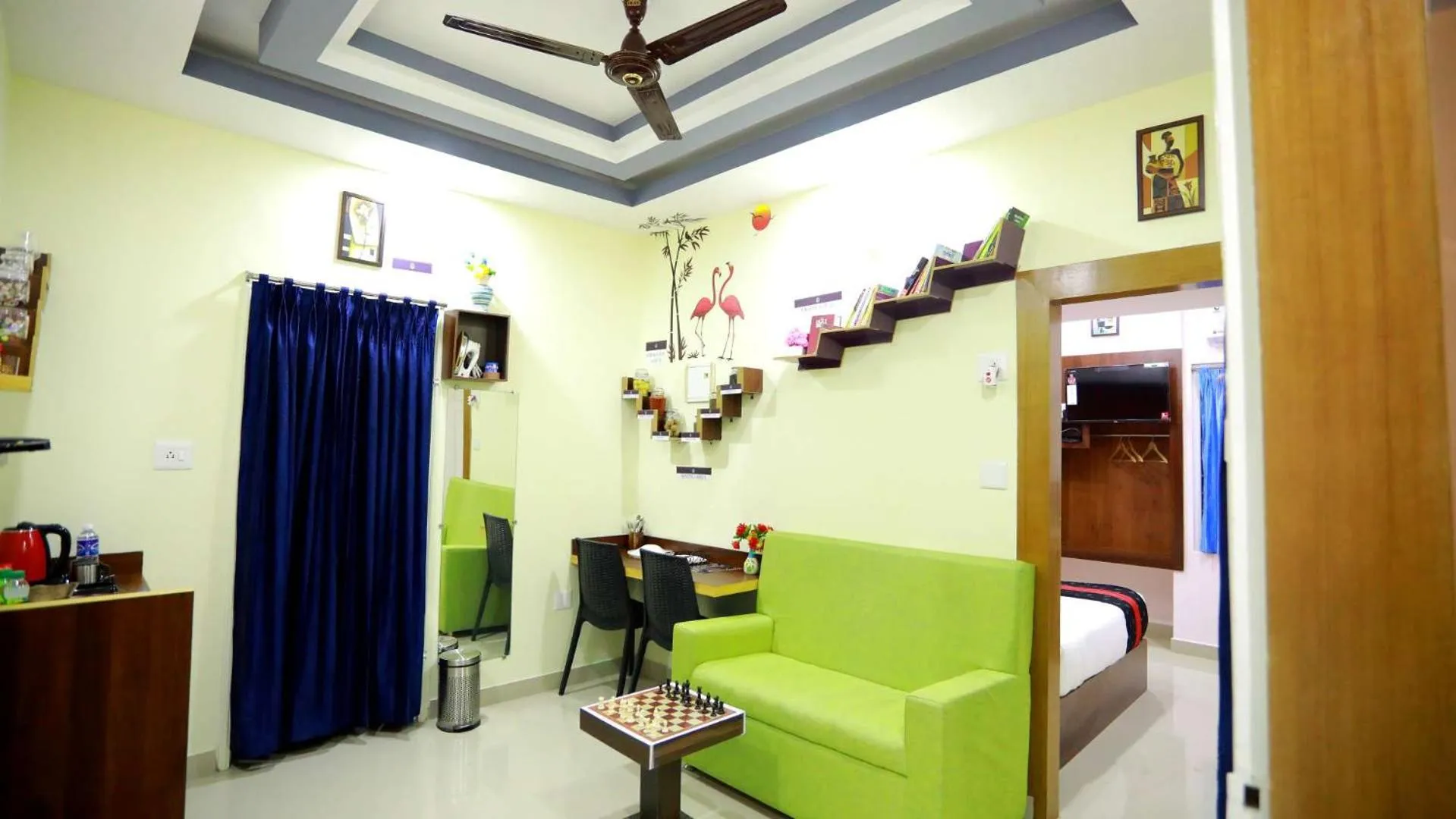 Seating area in Base9 Cochin Airport Hotel