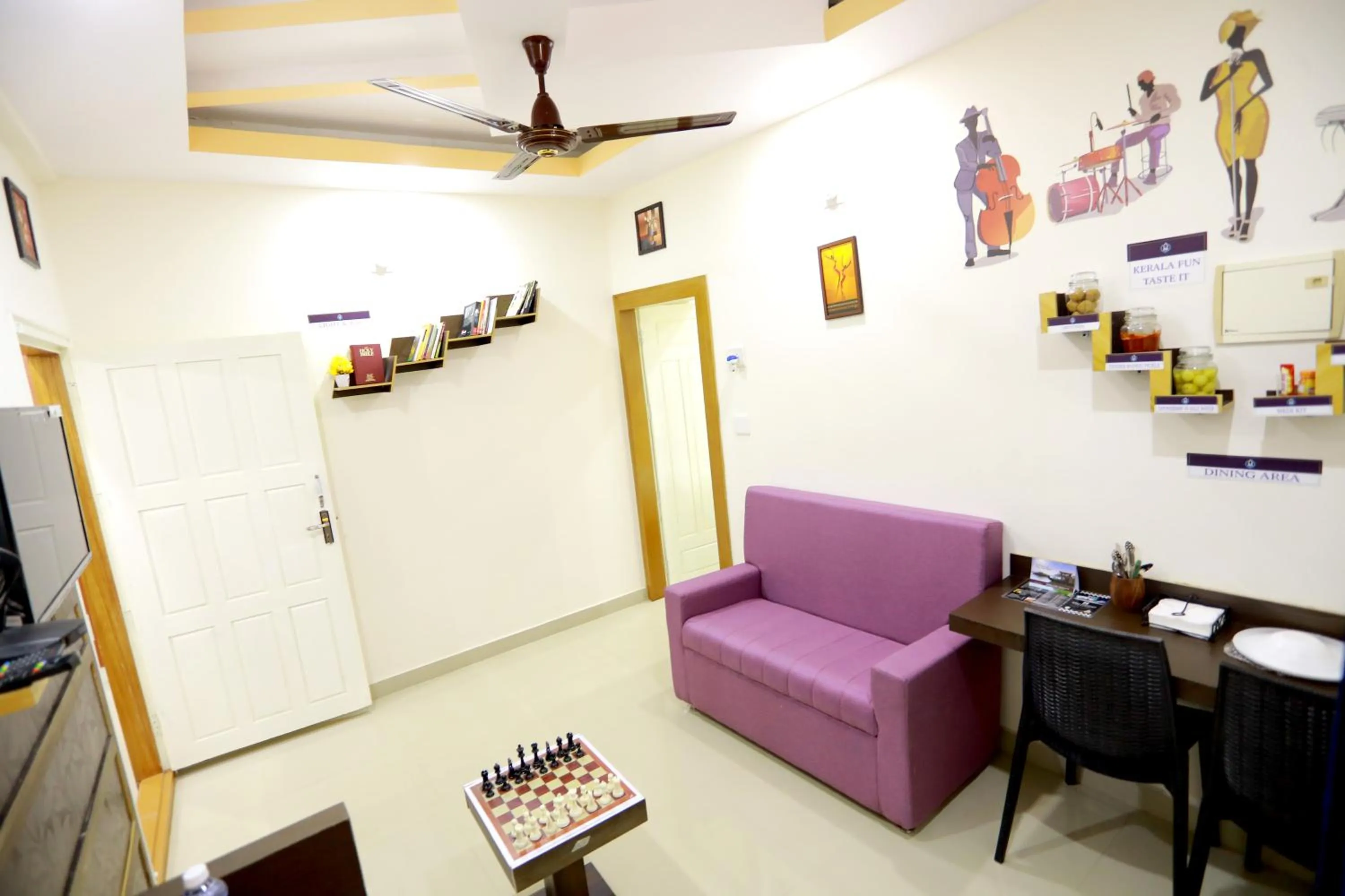 Living room in Base9 Cochin Airport Hotel